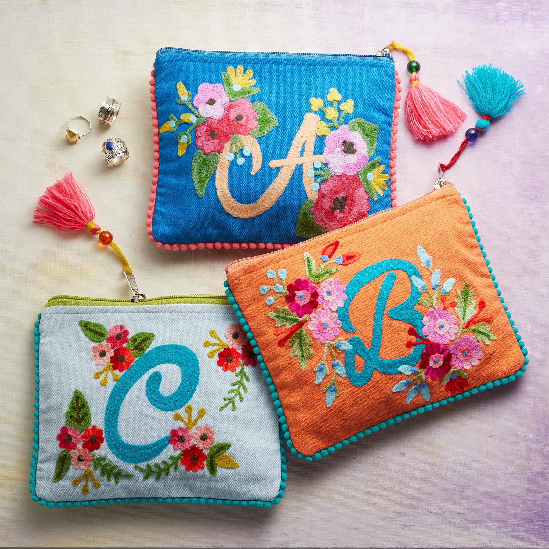 In Bloom Personalized Pouch