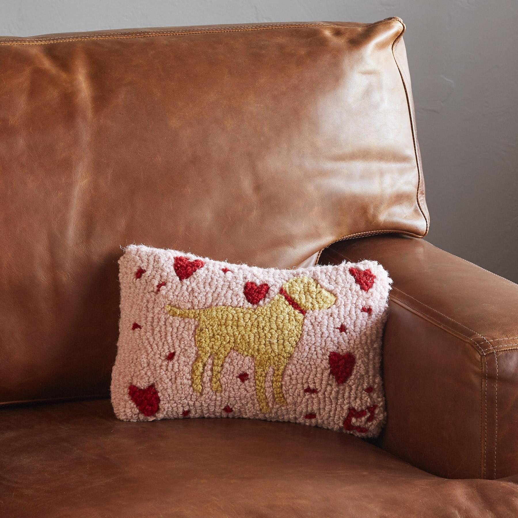 Lovable Lab Mini Pillow