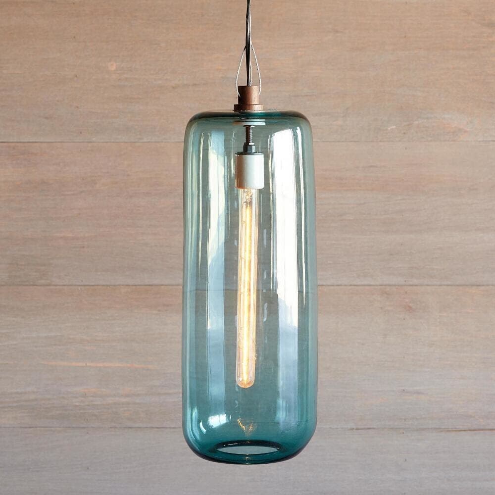 Salon Glass Cylinder Pendant
