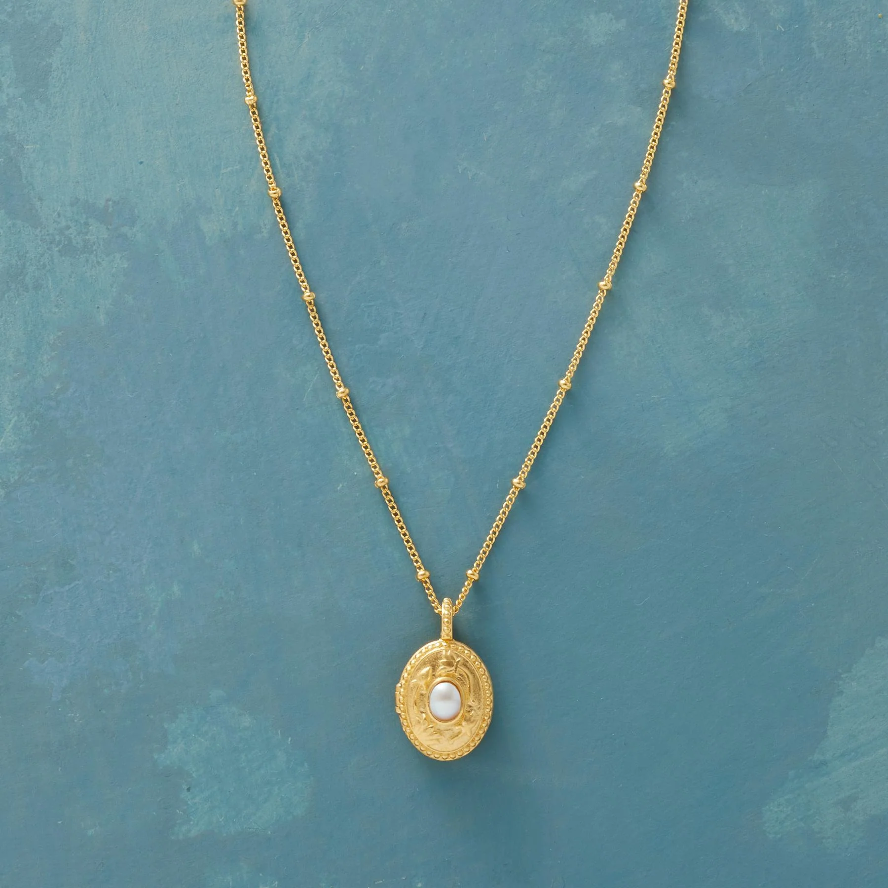 Gold Vermeil Birthstone Locket