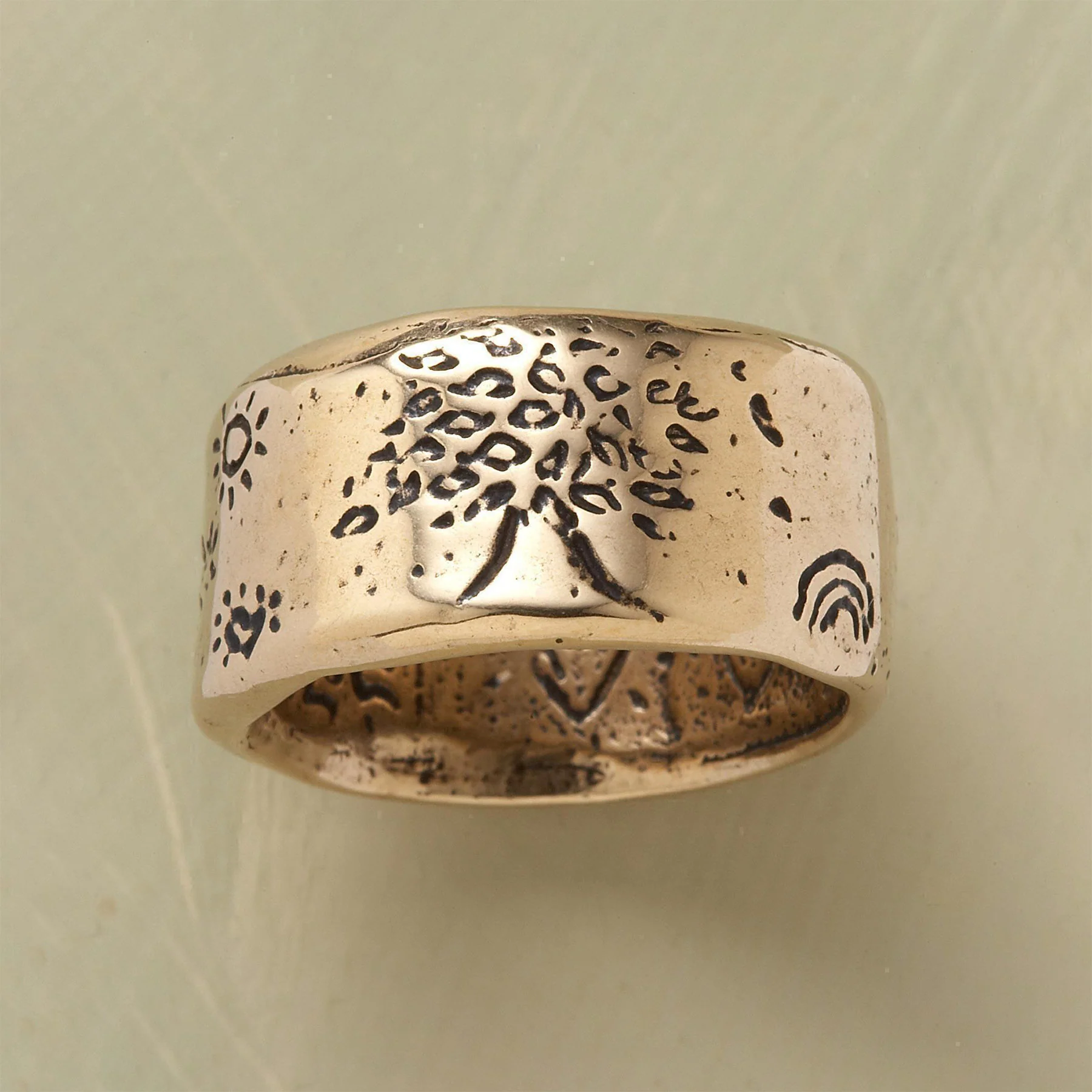 Yellow Gold Strength Ring