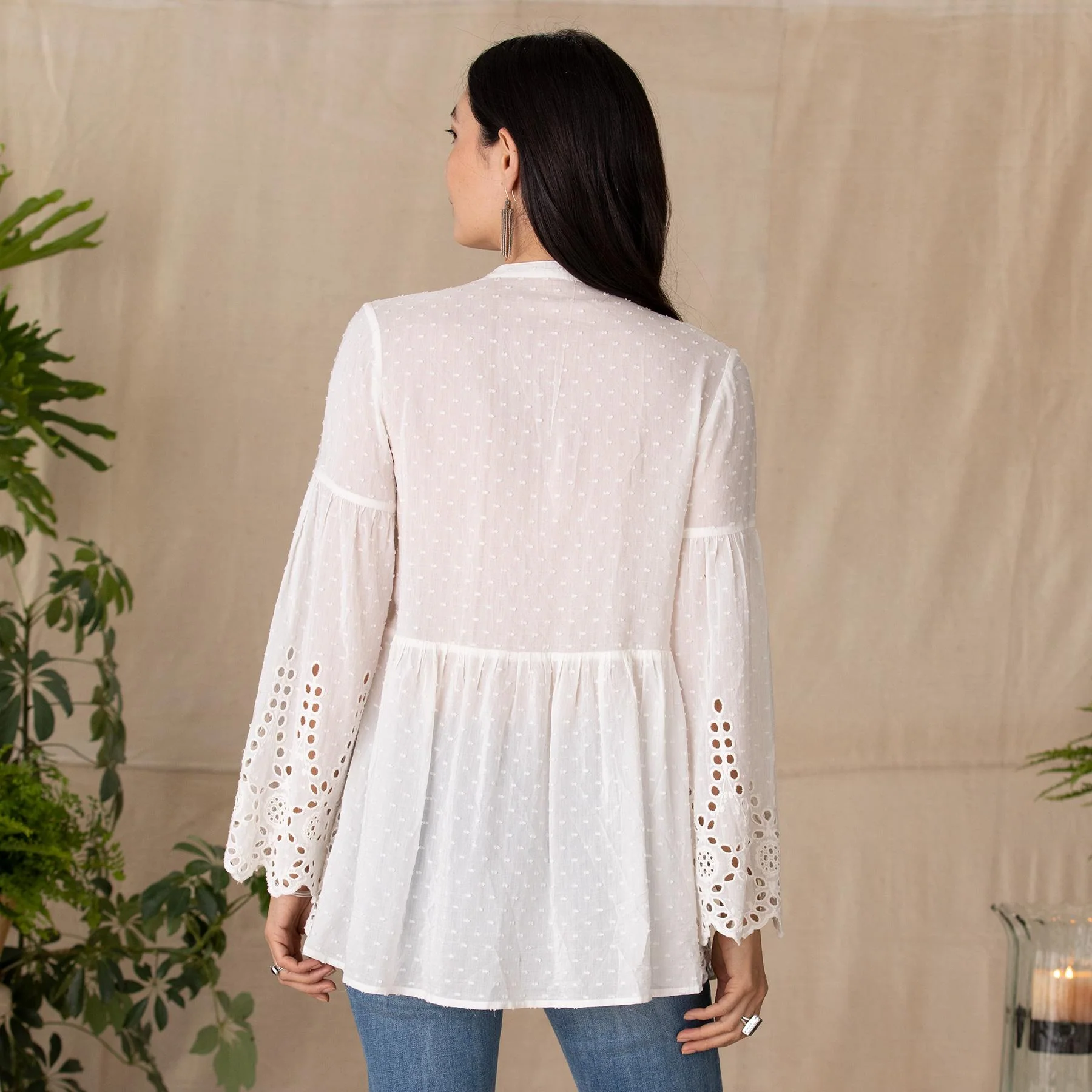 Drea Eyelet Tunic