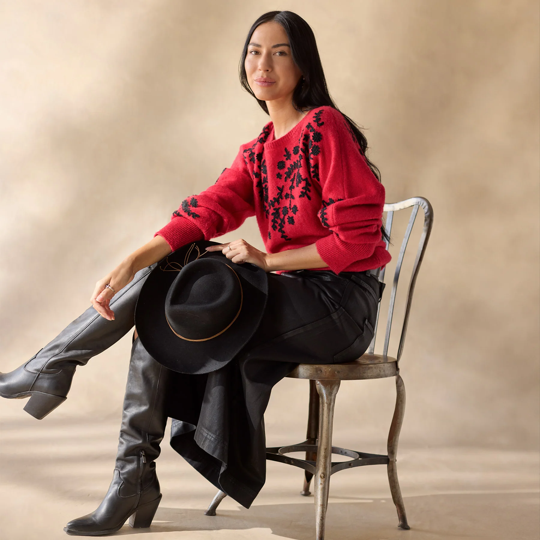 Anya Vines Sweater, Petite