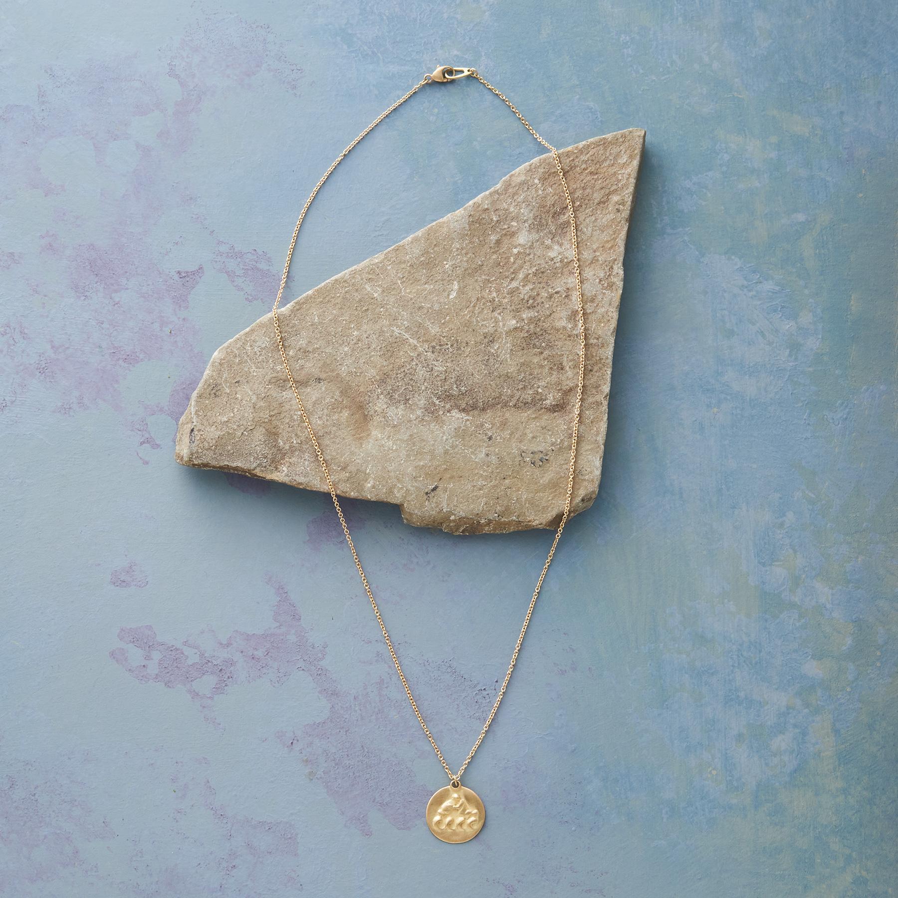 Bas Relief Zodiac Necklace