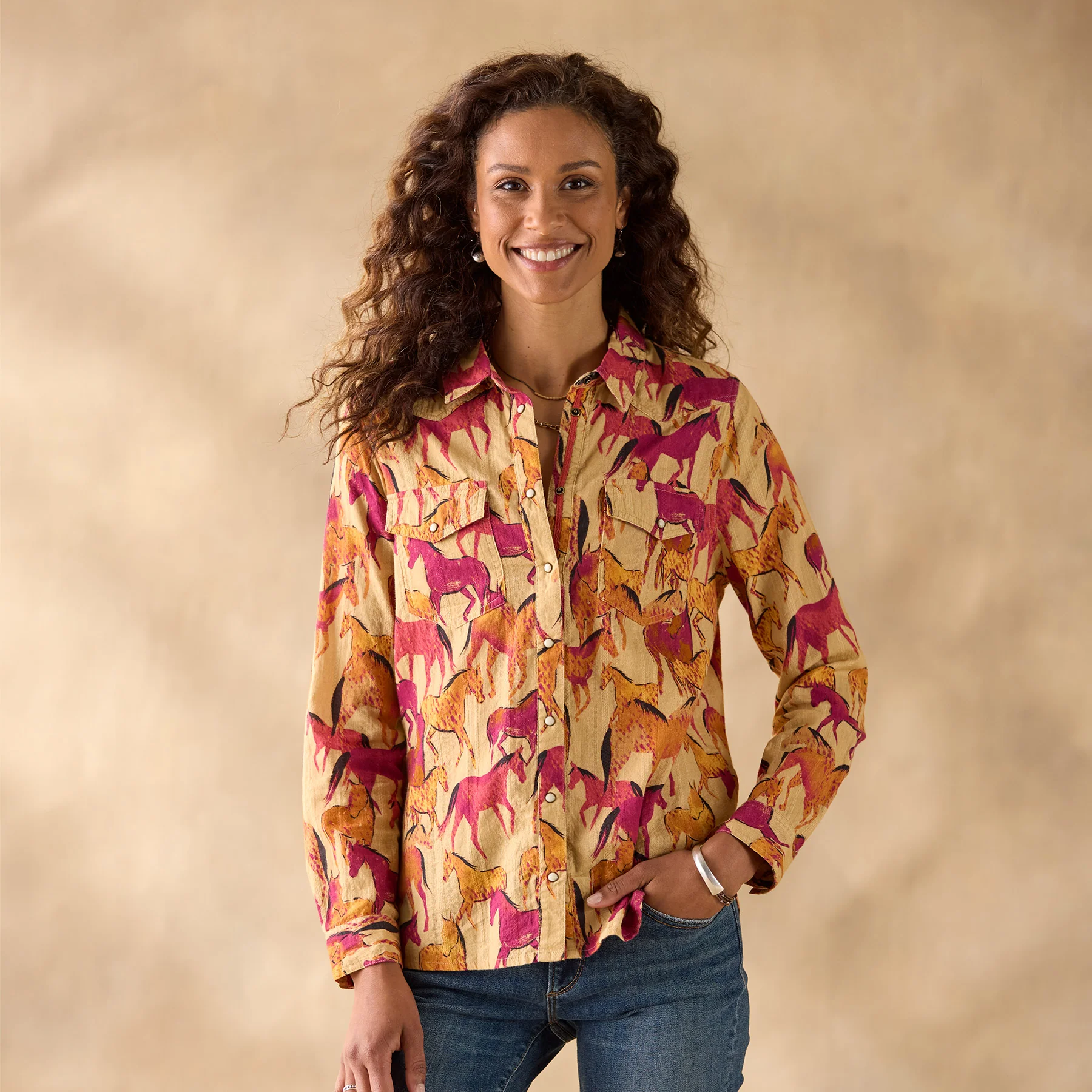 Equestrian Joy Shirt, Petite
