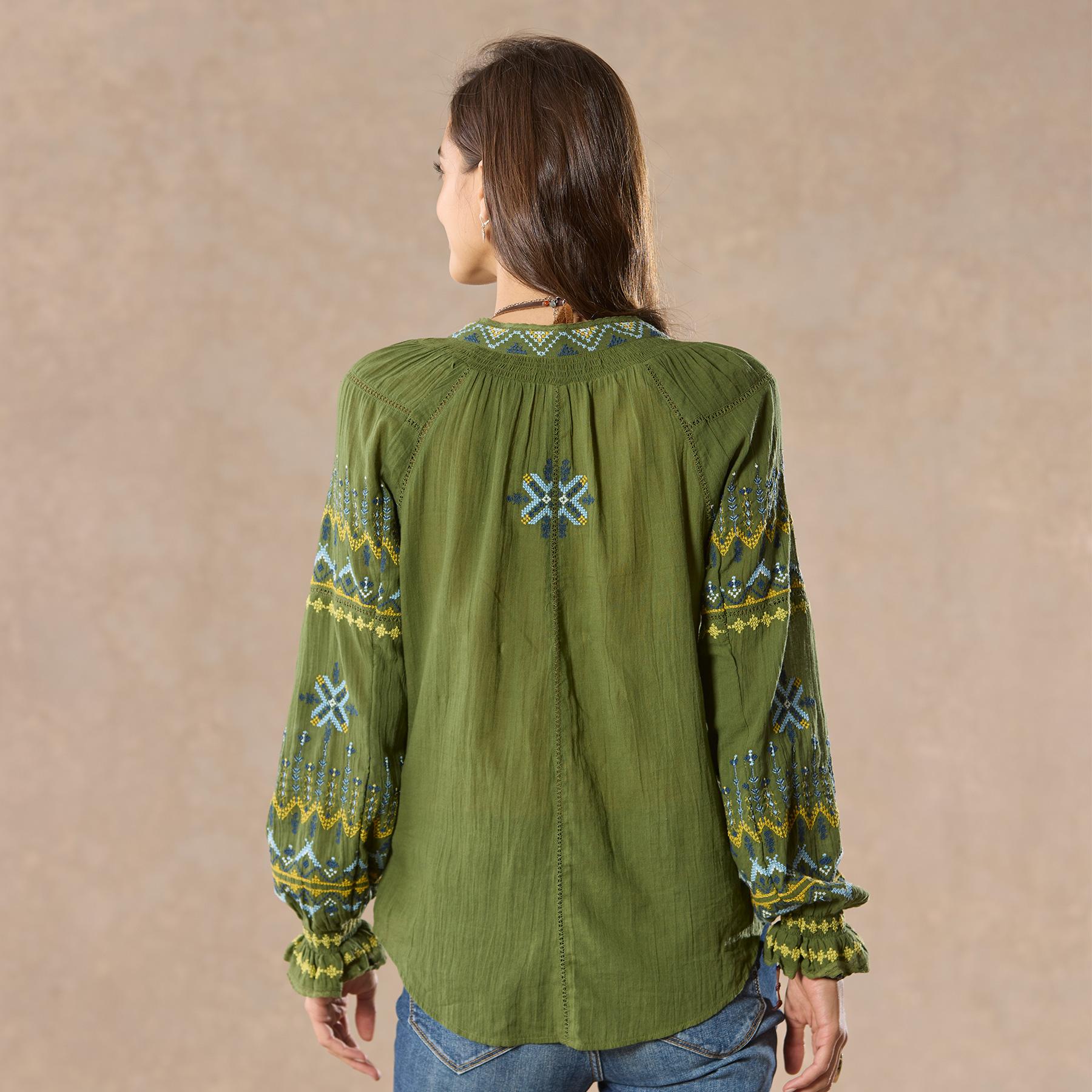 Totora Embroidered Top