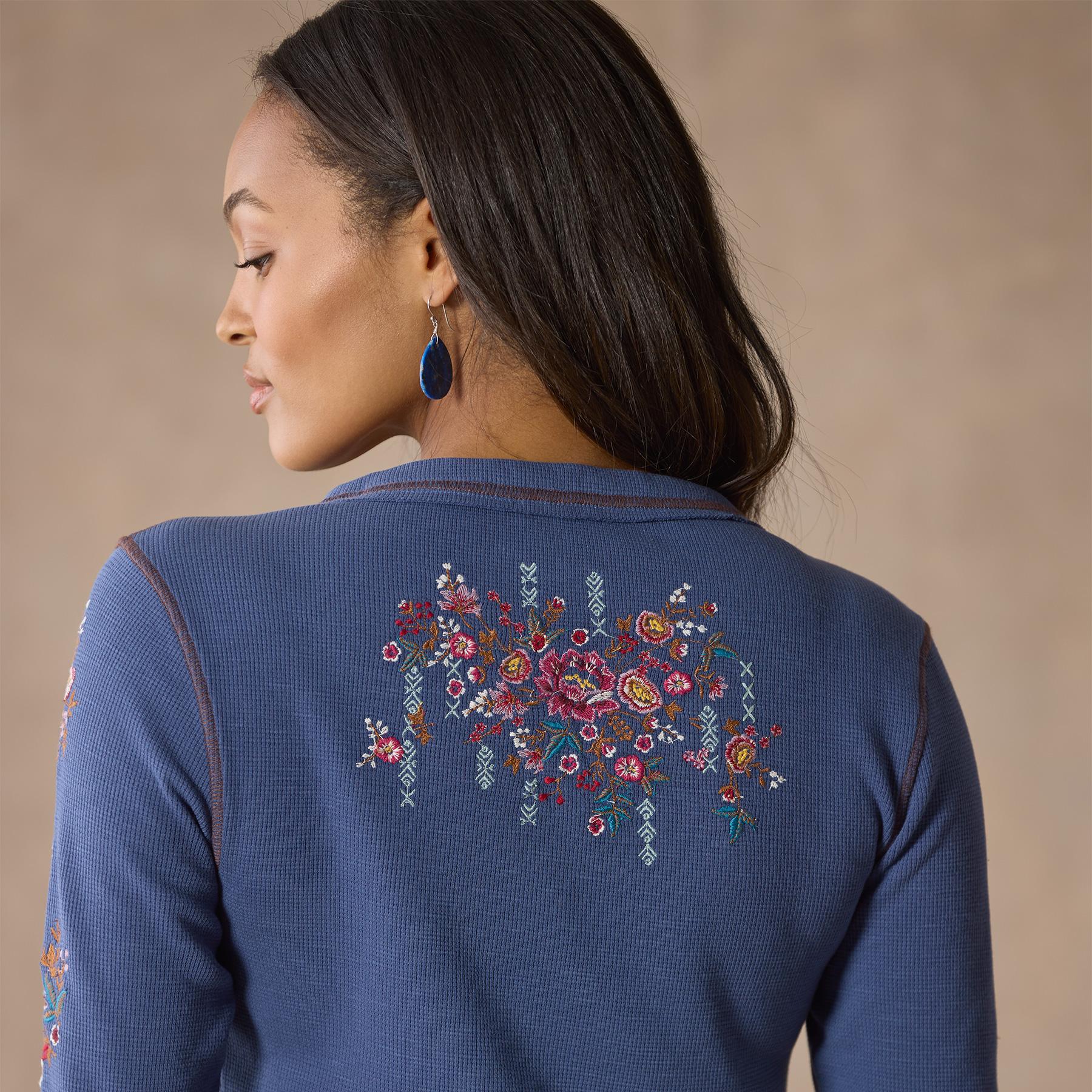 Fayette Floral Henley, Petite