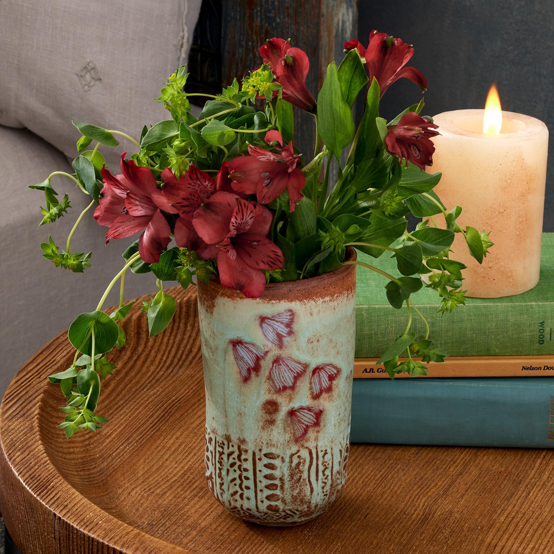 Cora Red Vases