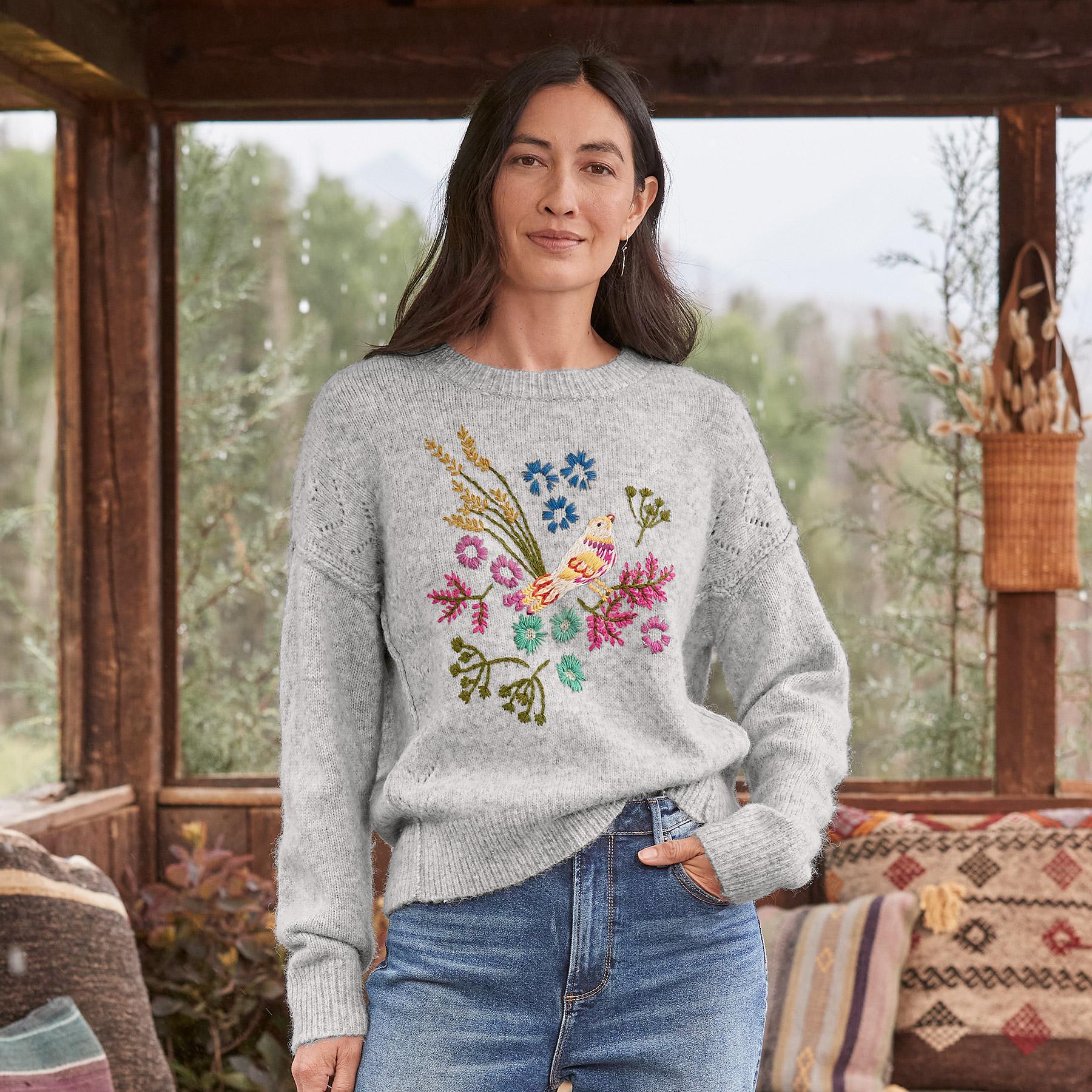 Flight Of Fancy Sweater, Petite