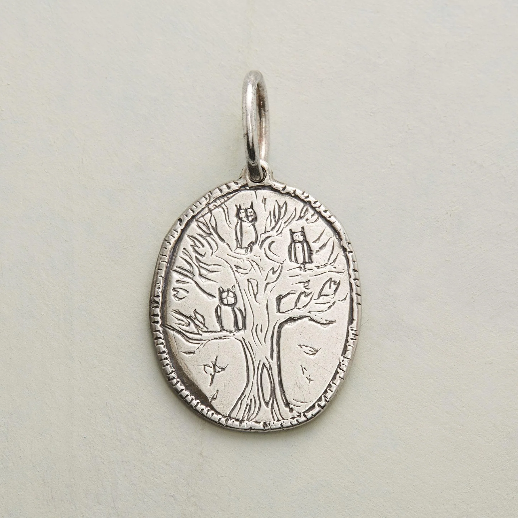 Sterling Silver Strong + Wise Charm