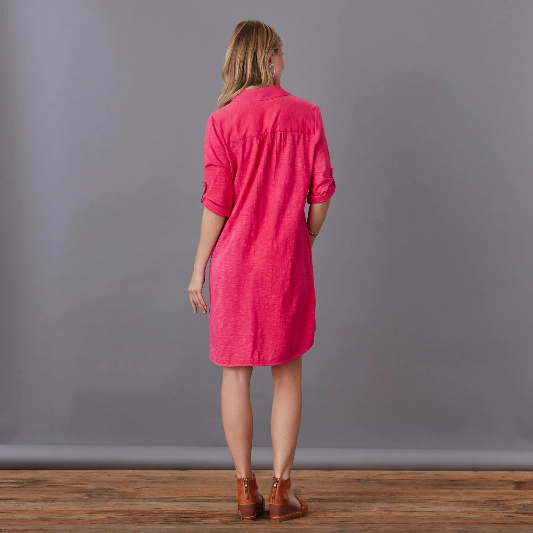 Andromeda Shirt Dress, Petite