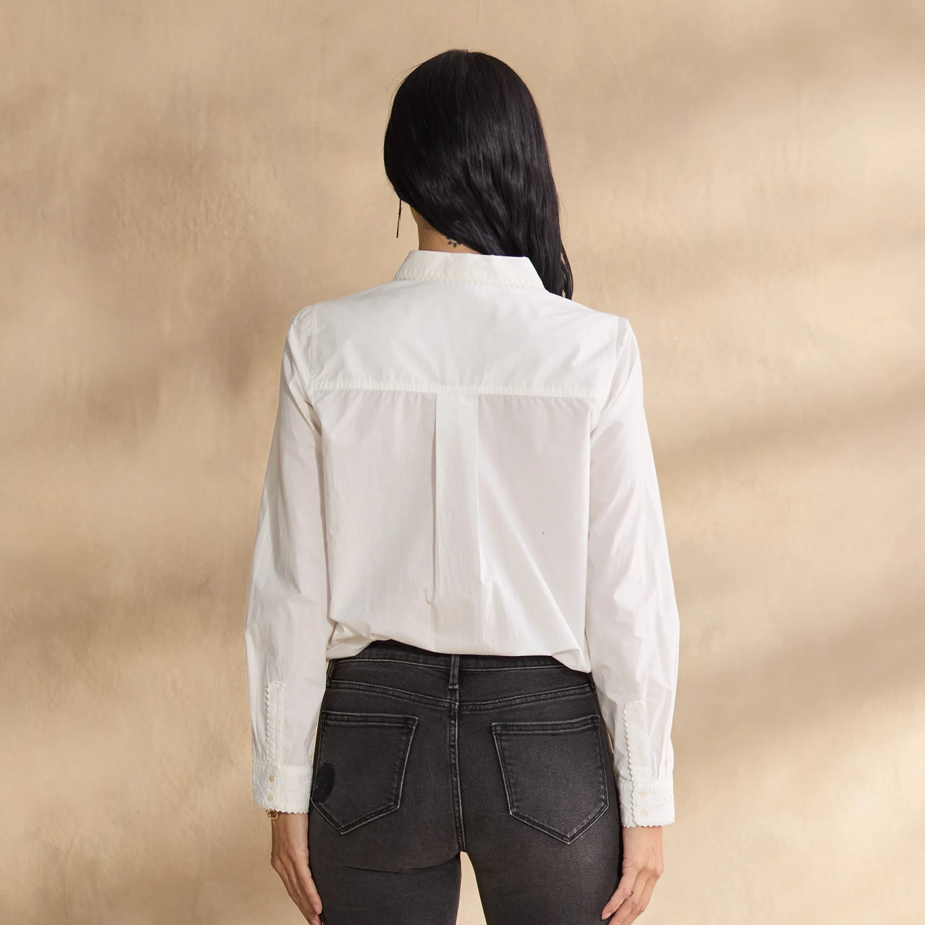 Clarice Tuxedo Shirt, Petite