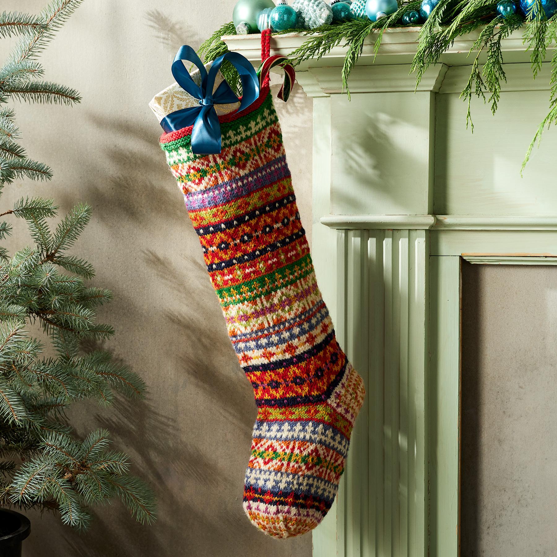 Heirloom Fair Isle Stocking