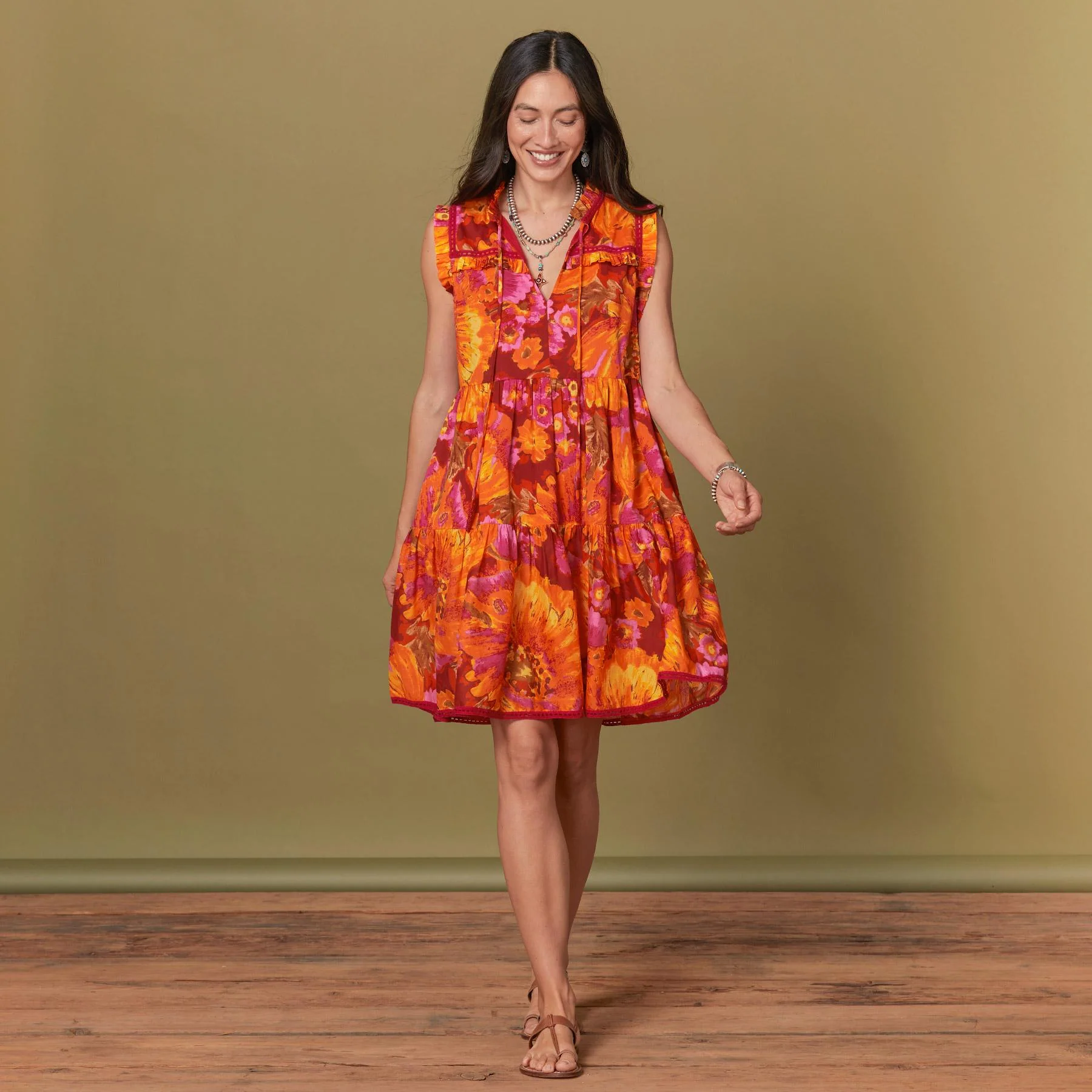 Blossoms Divine Dress, Petite