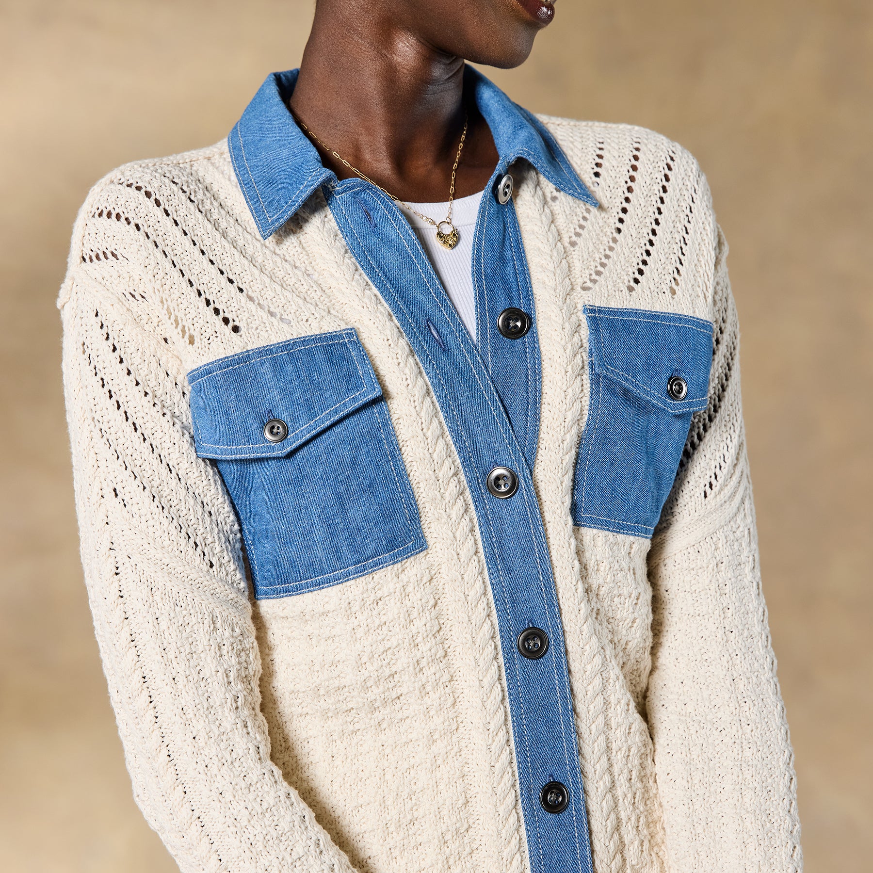 Mesquite Mixed-Media Jacket