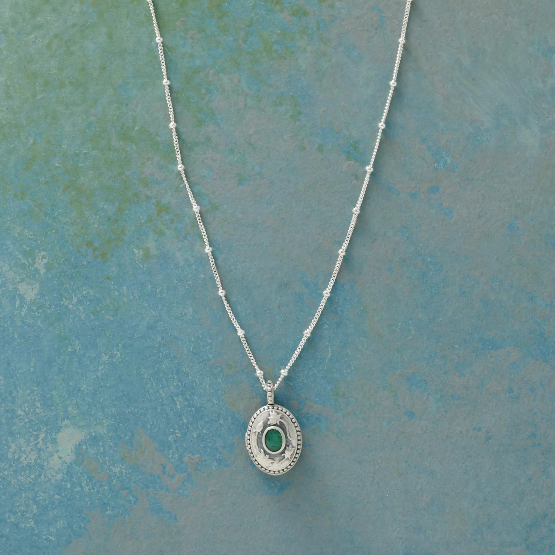 Sterling Silver Birthstone Locket