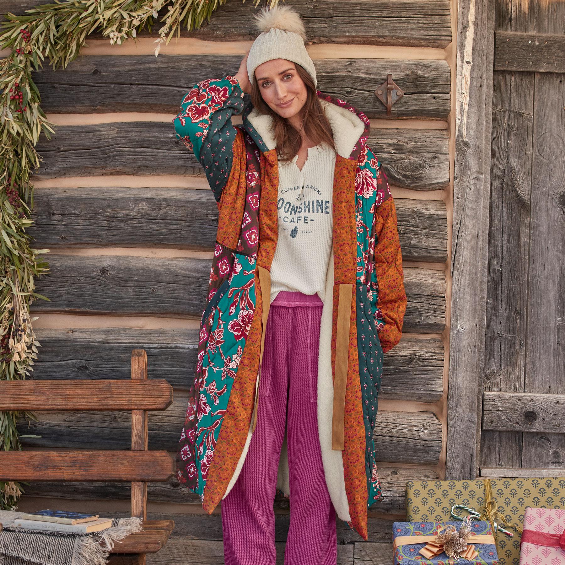 Linnea Patchwork Robe