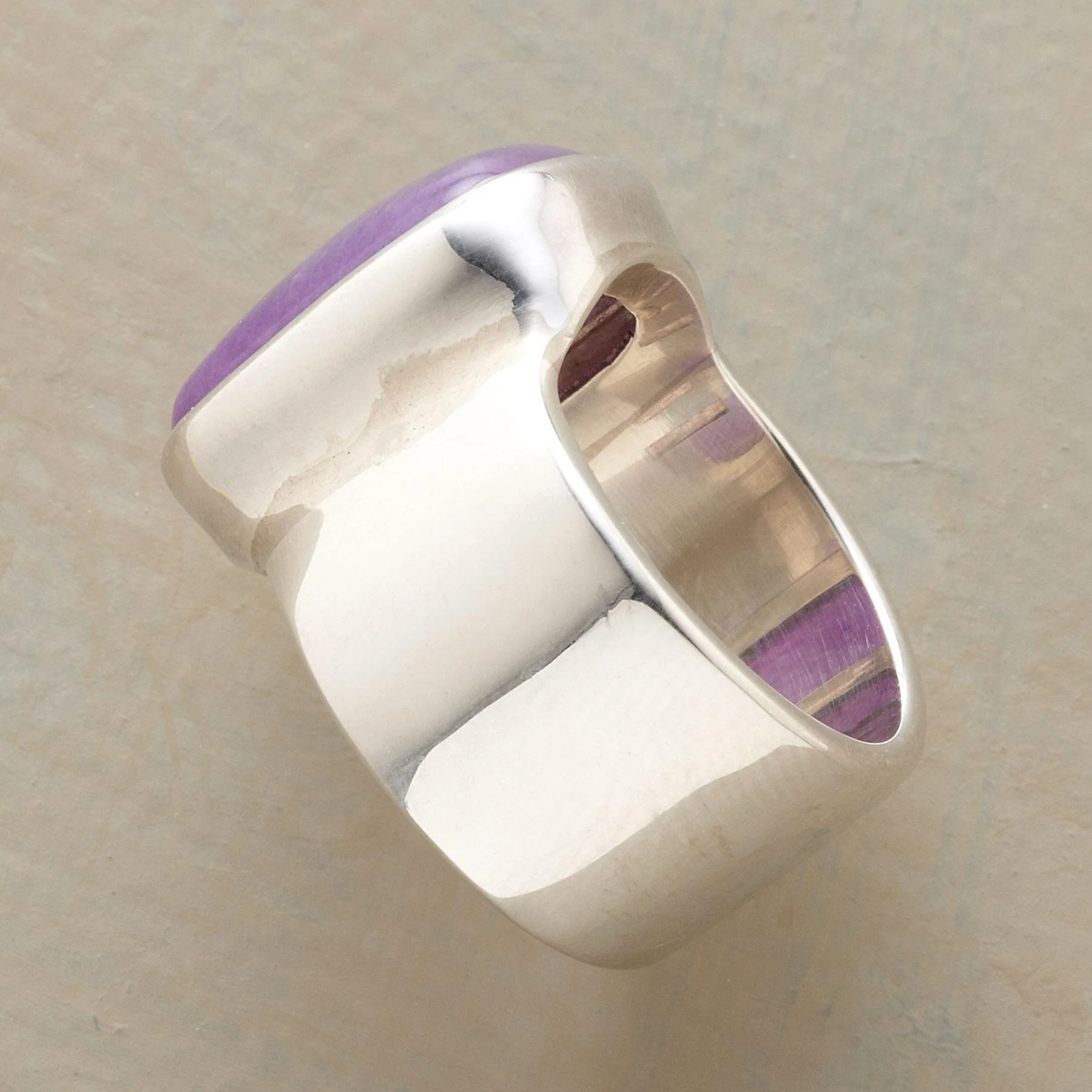 Lavender Jade Ring