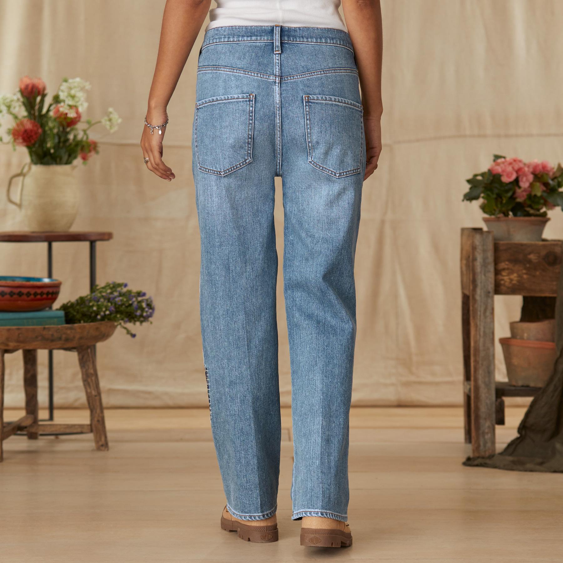 Elise Patchwork Jeans