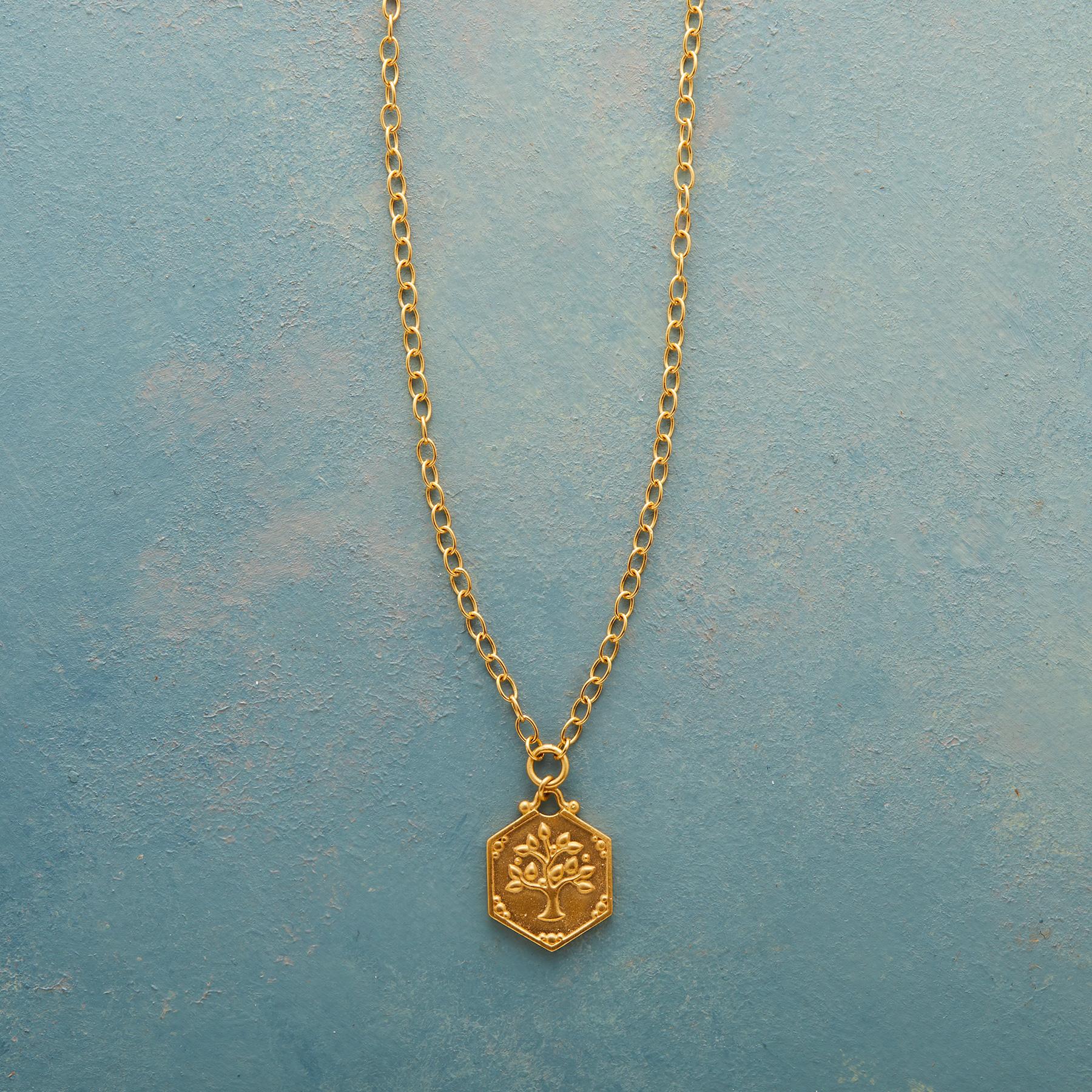 Golden Tree Of Life Necklace