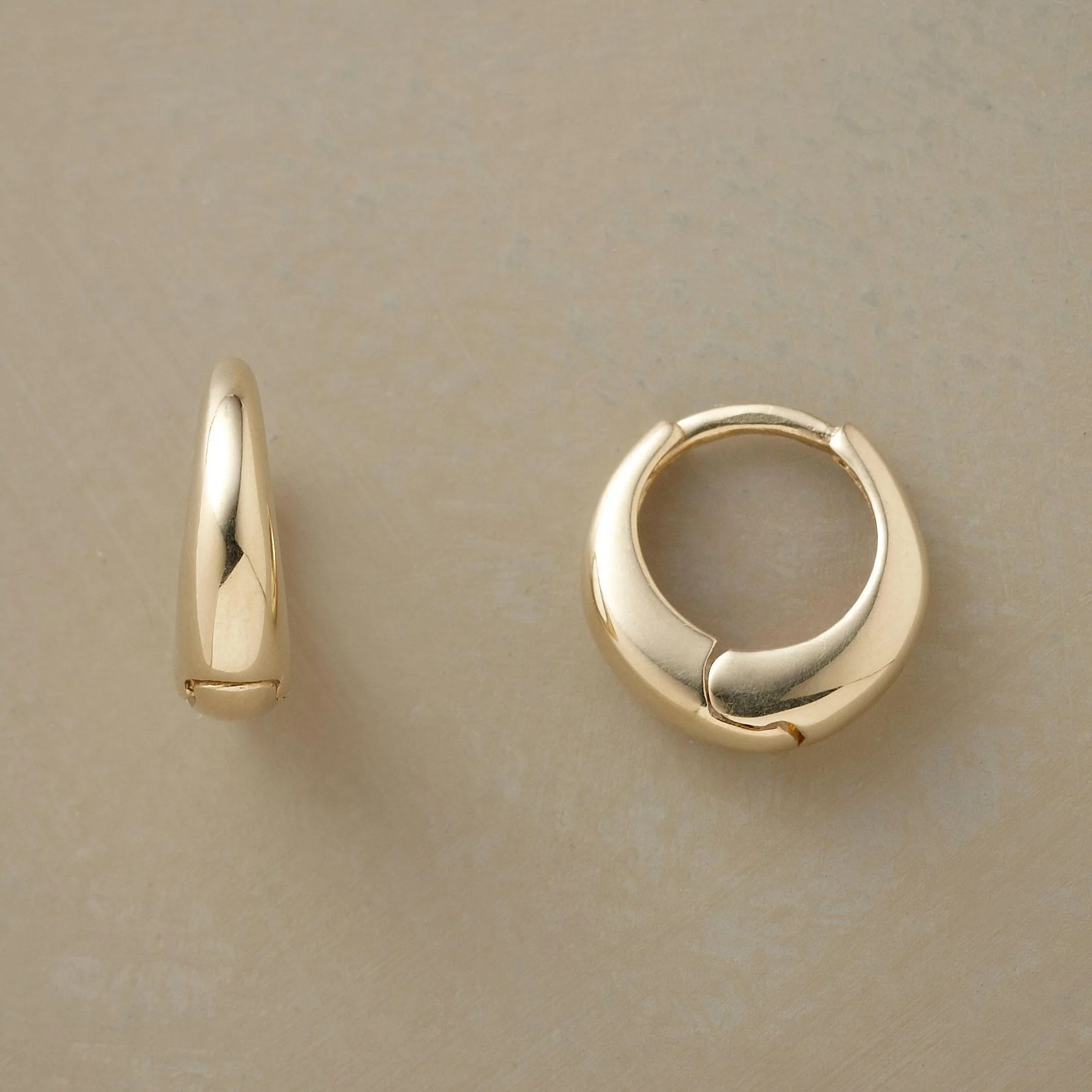Golden Axis Hoops