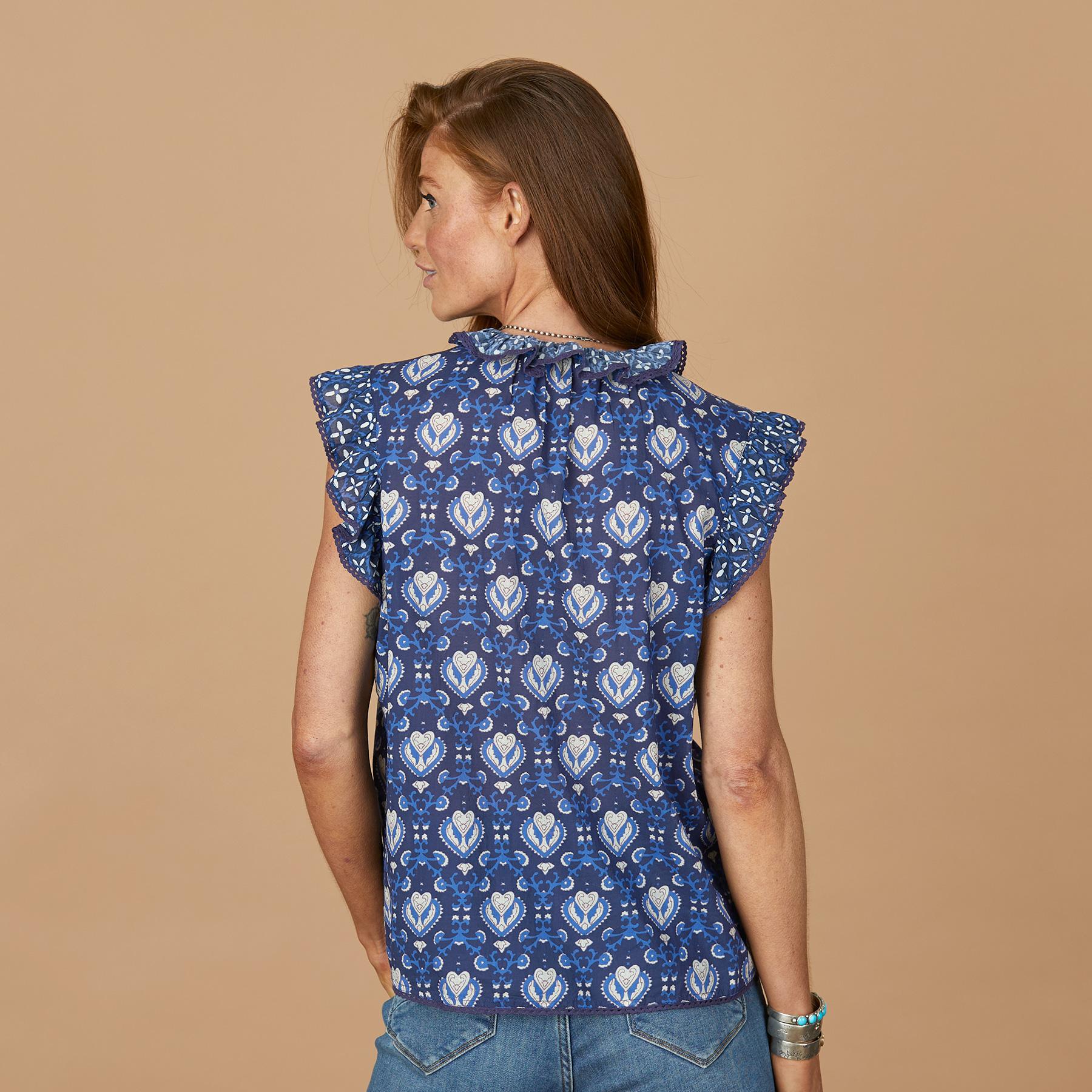 Millicent Ruffle Top, Petite