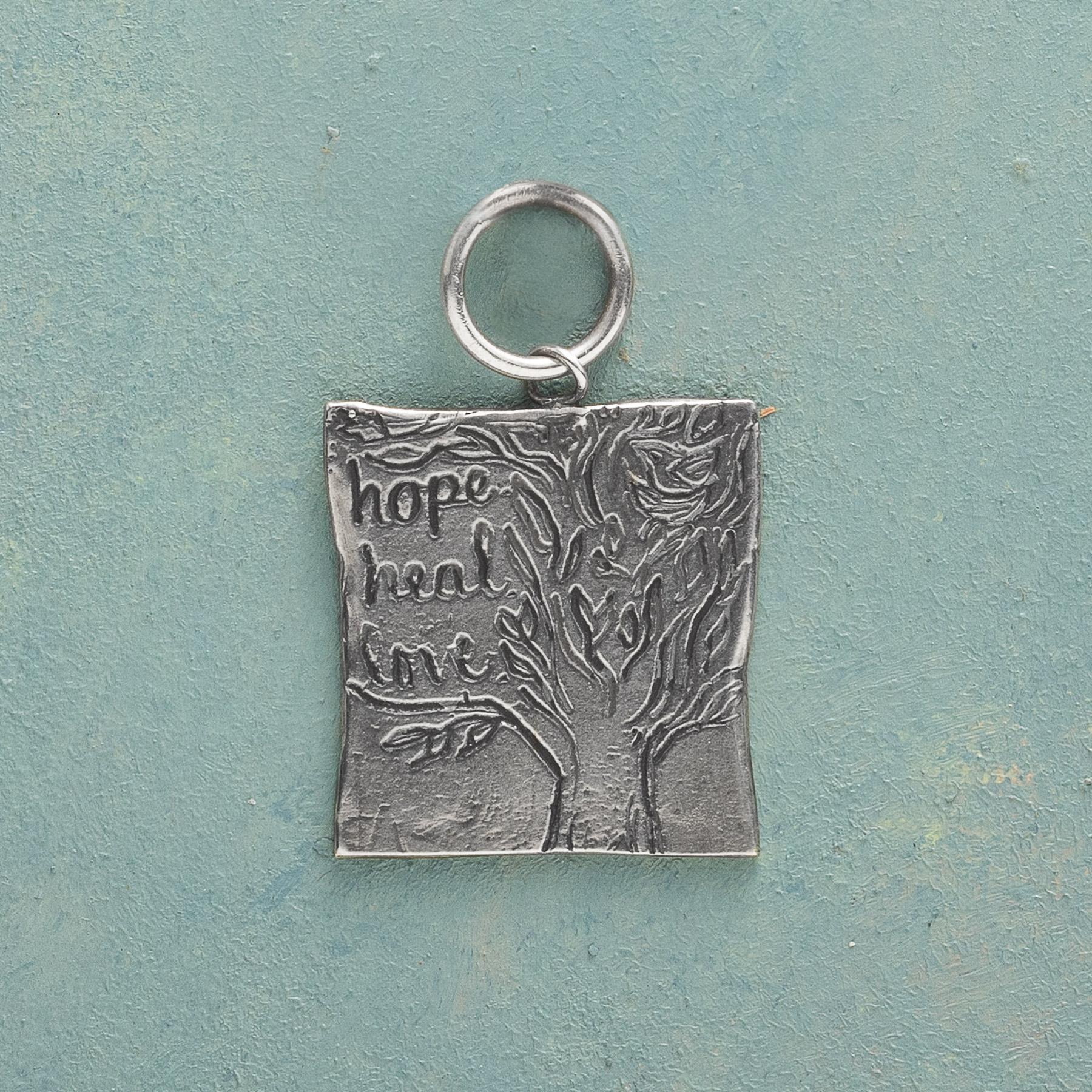 Hope Is Alive Charm, Sterling