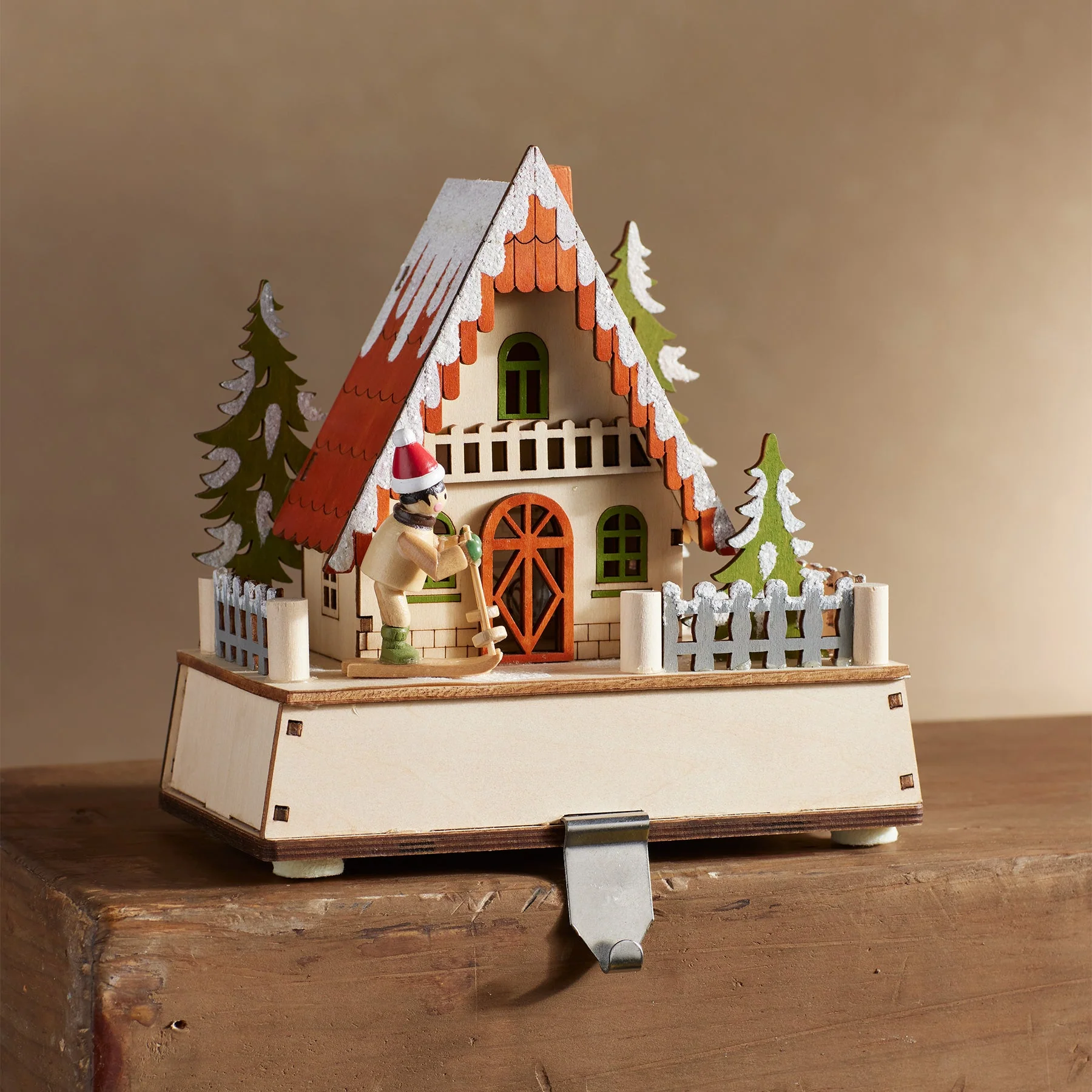 Ski Chalet Stocking Hanger