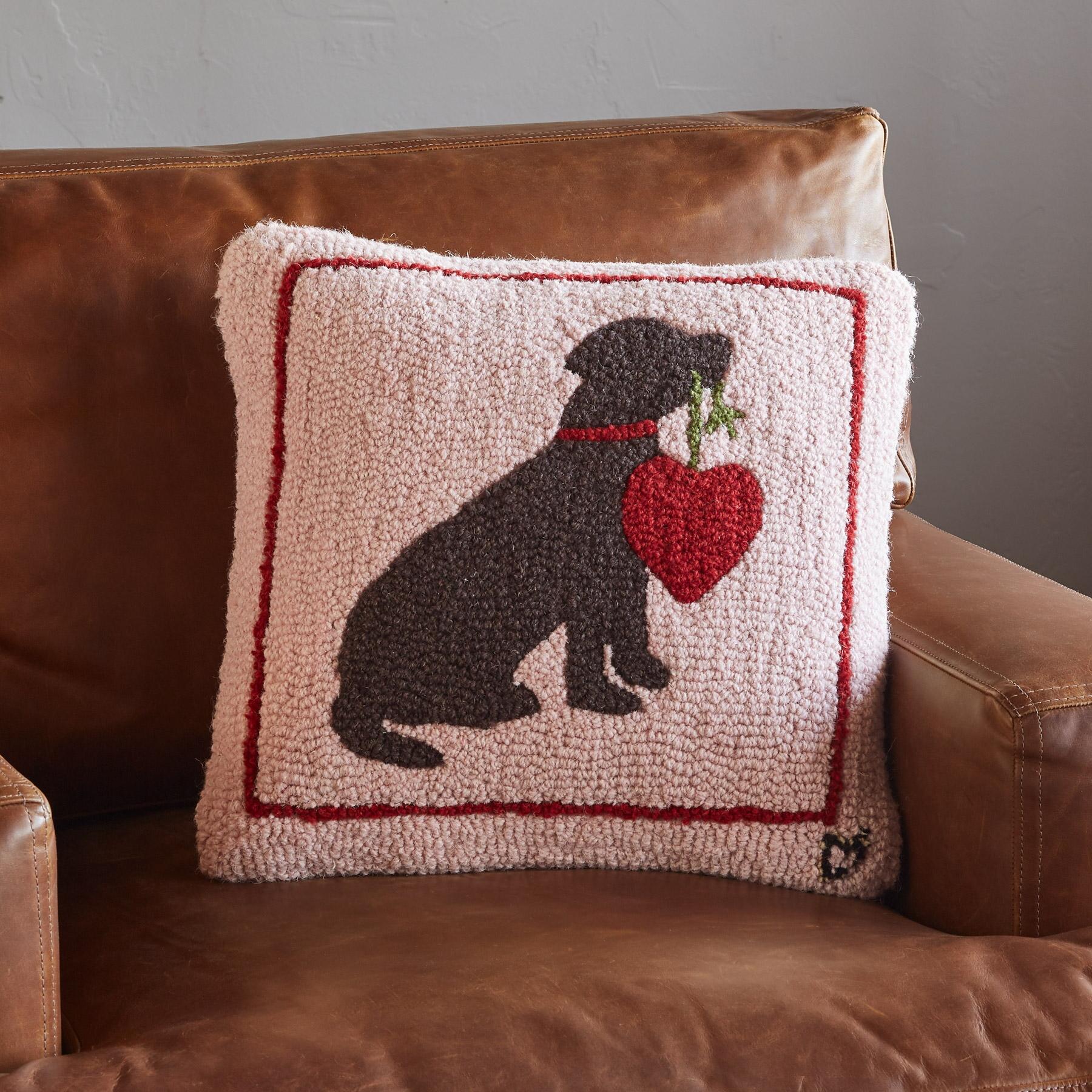 Heart On A String Pillow