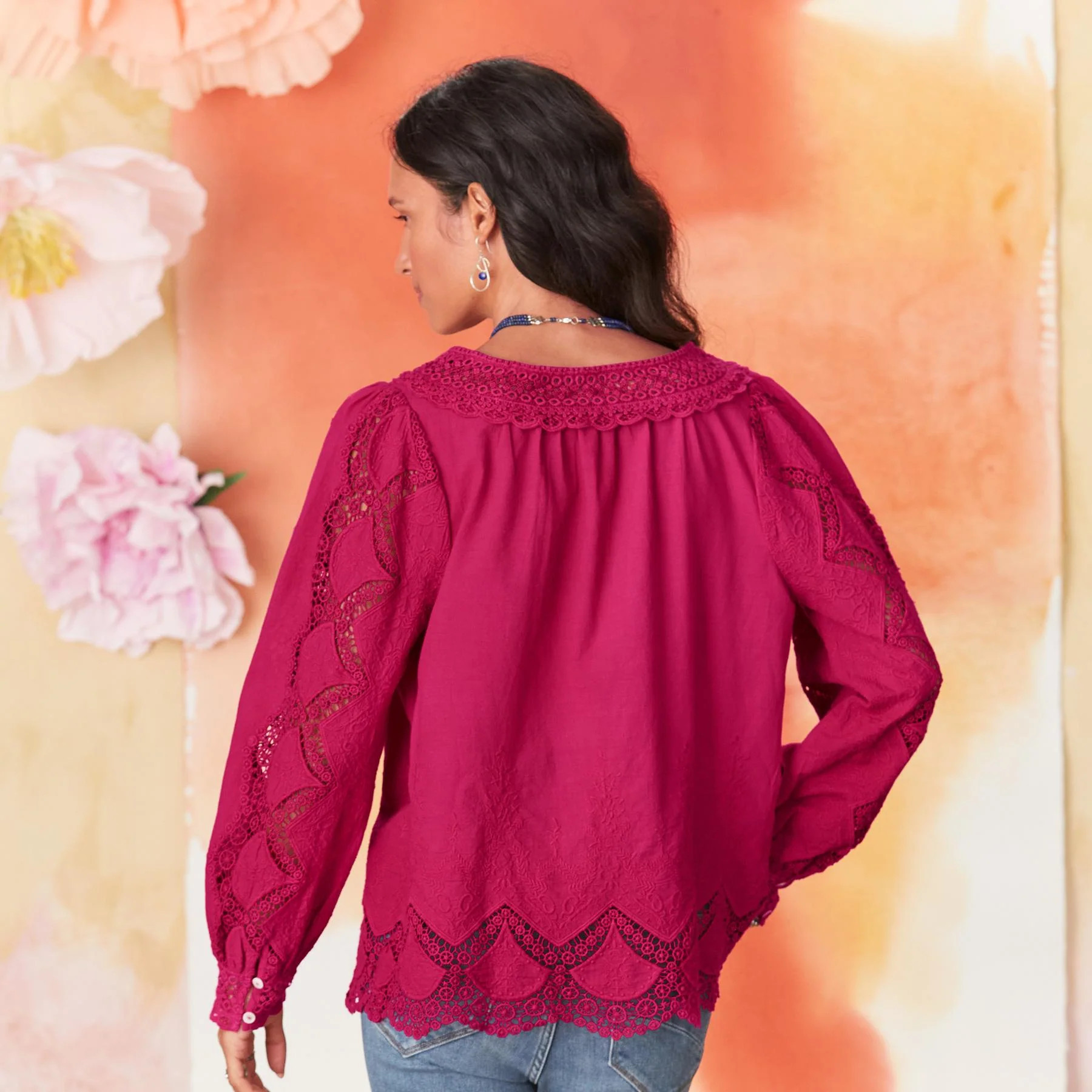 Trudy Lace Top, Petite