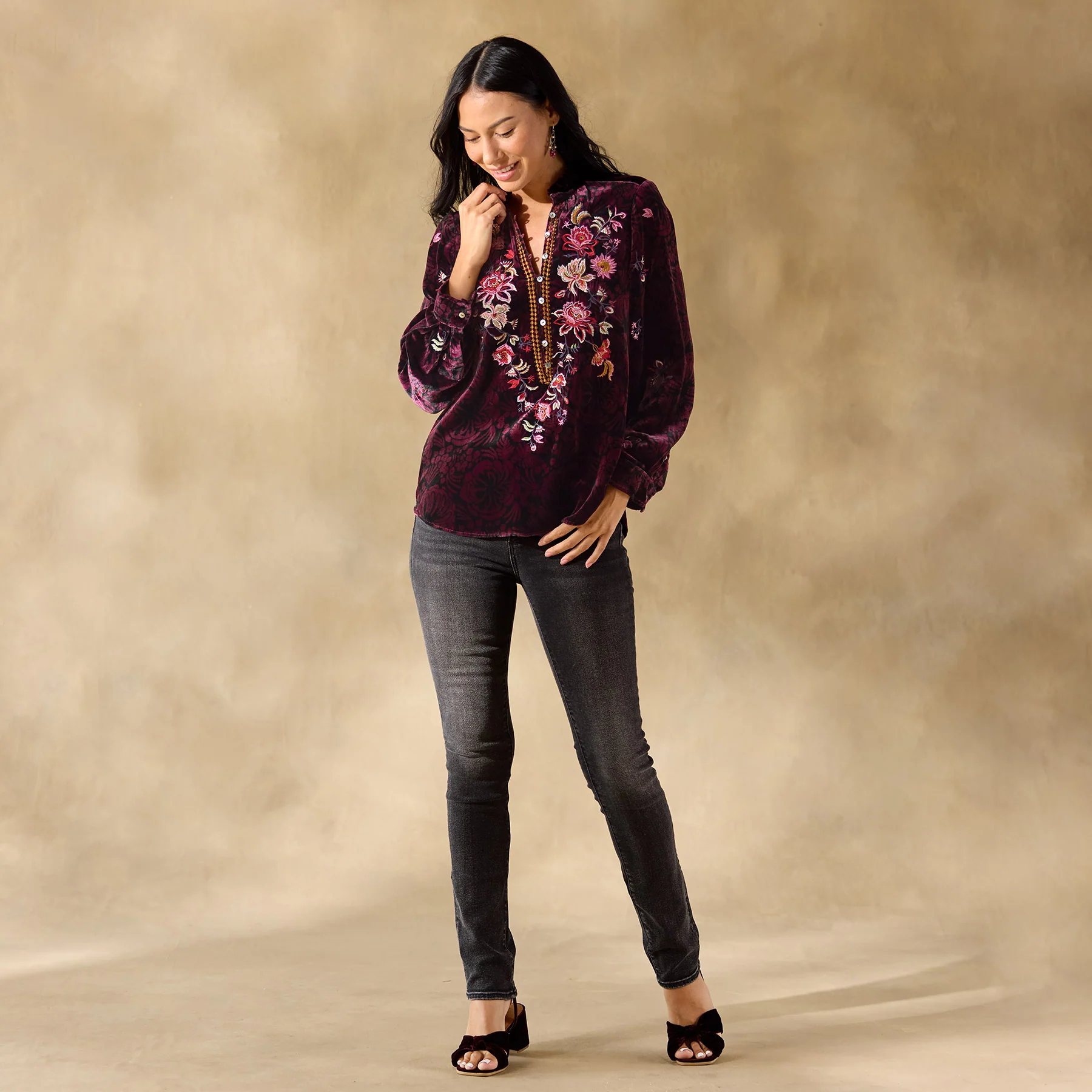 Elisabeth Velvet Top