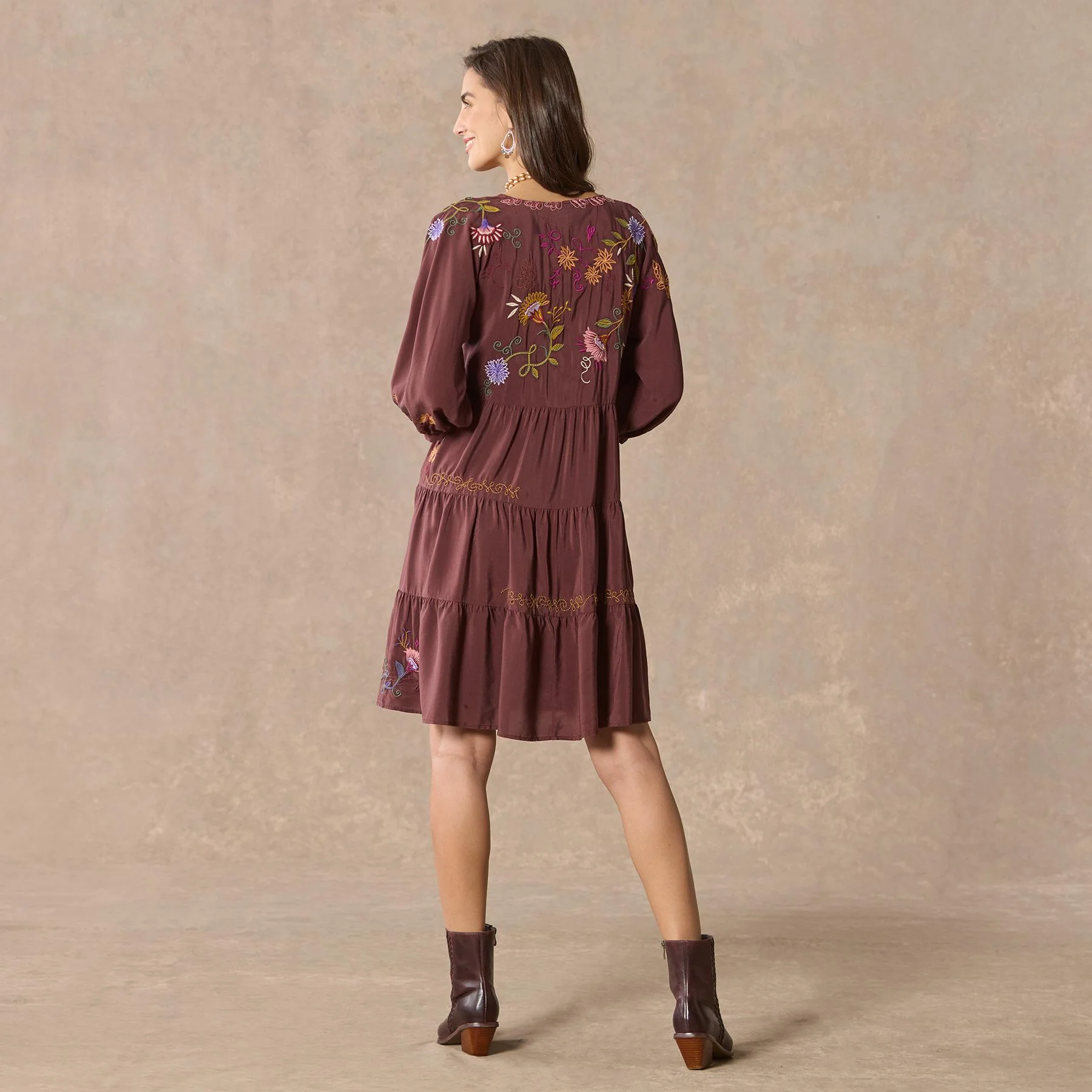 Toni Embroidered Dress