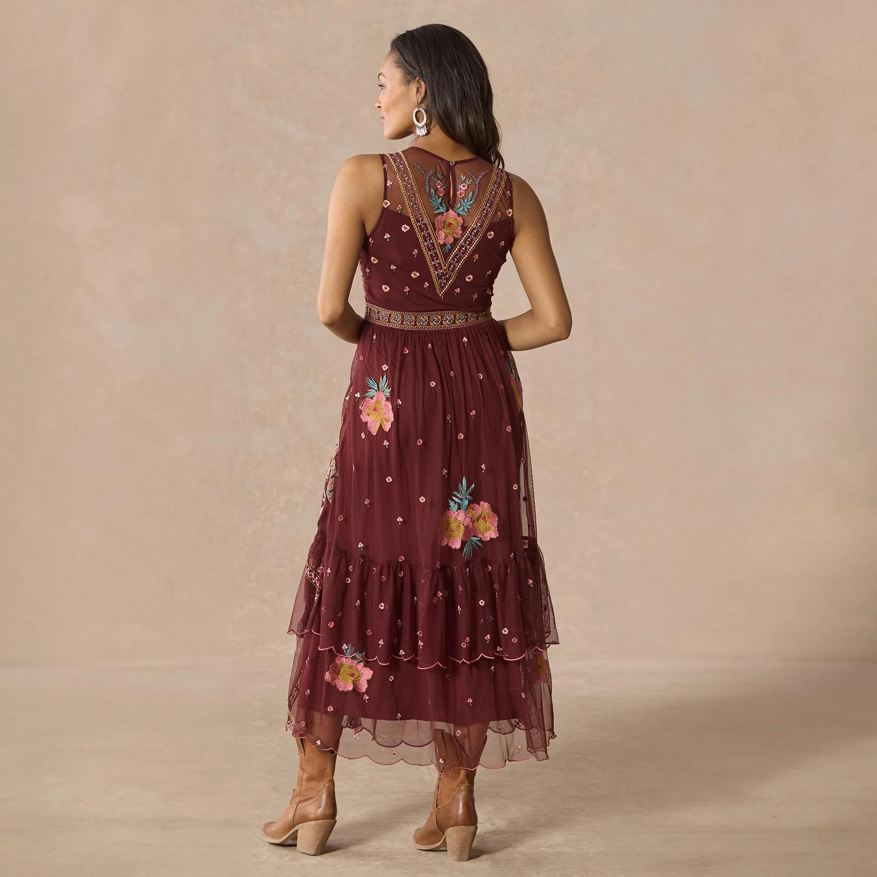 Miraflores Mesh Dress, Petite