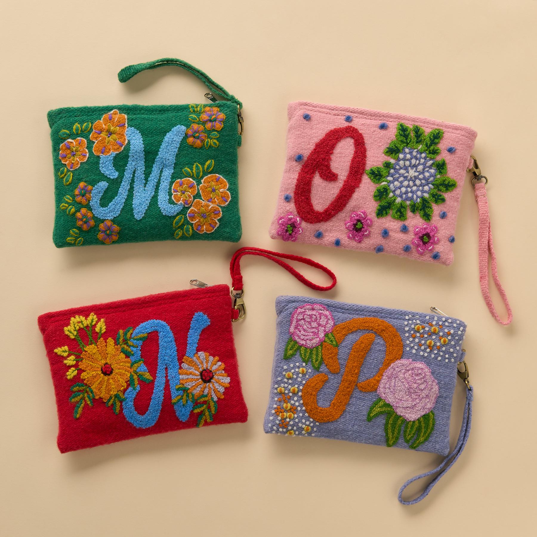 Cursive Letter Pouch