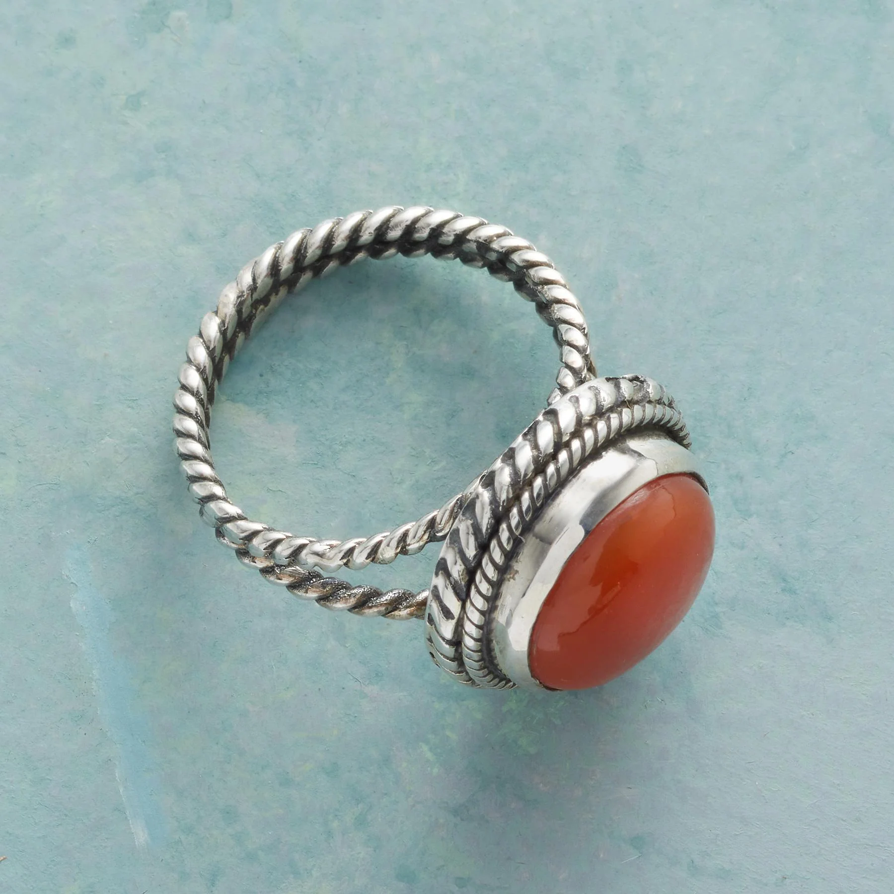 Carnelian Rounded Up Ring