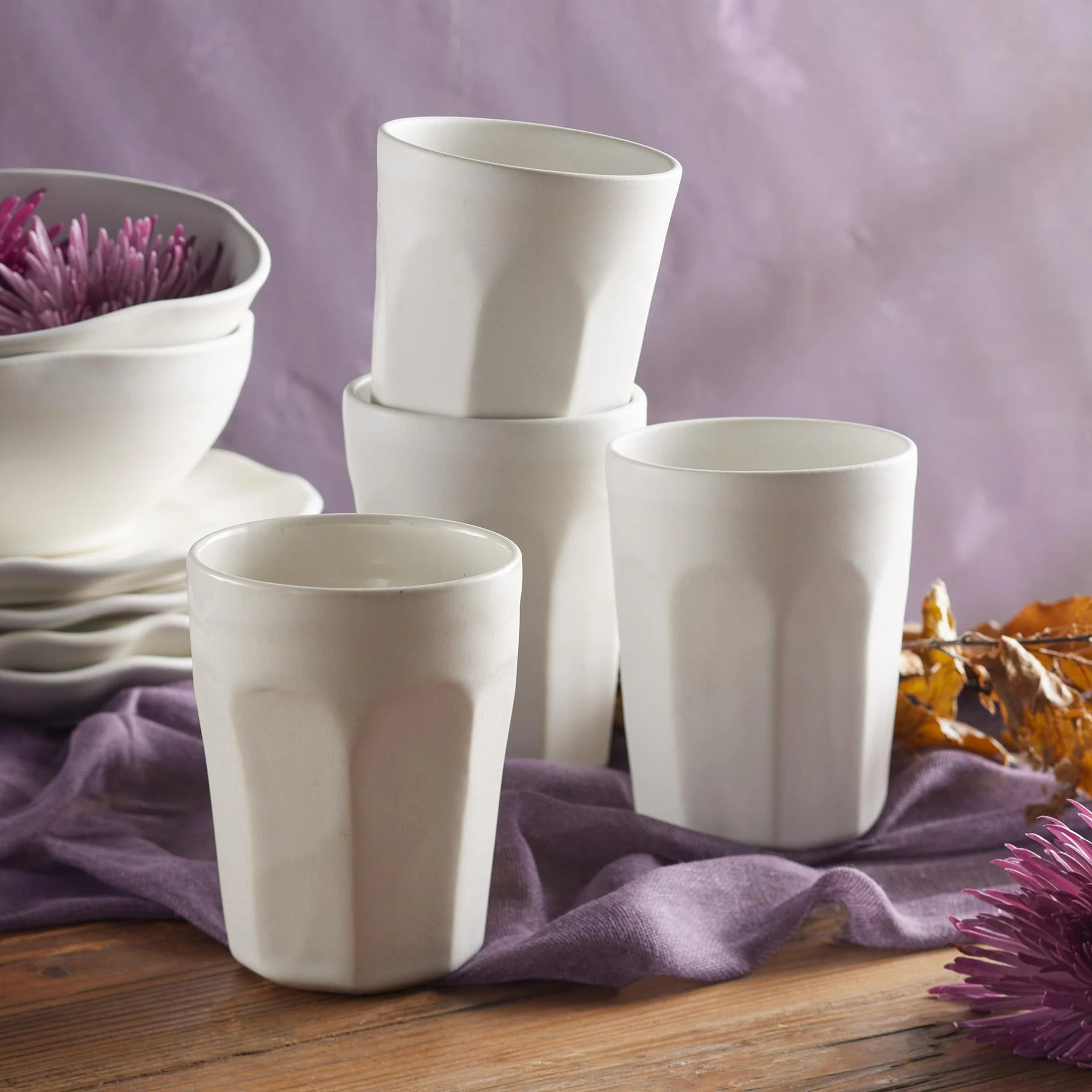 Luna Fluted Tumbler Set