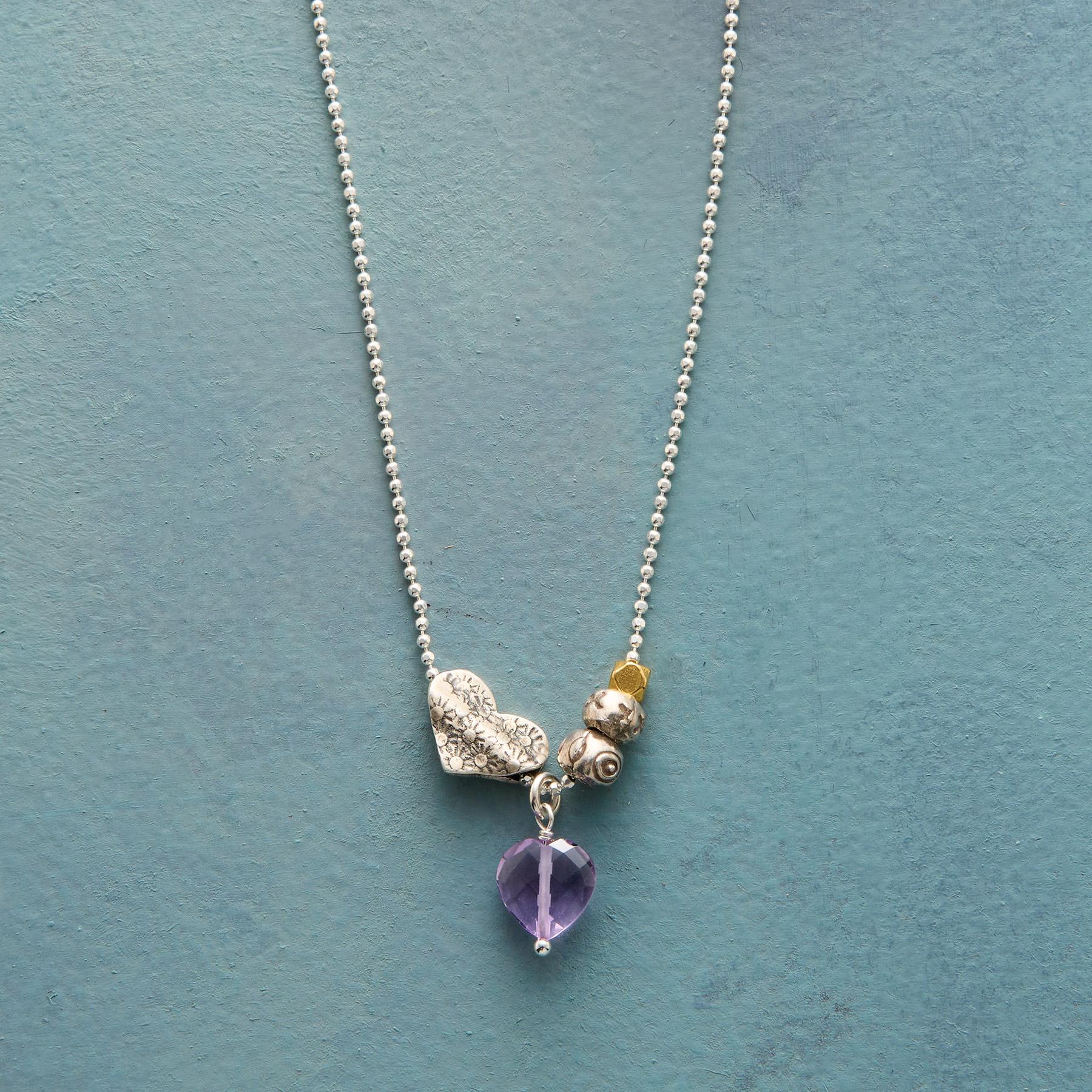 Heart Birthstone Necklace