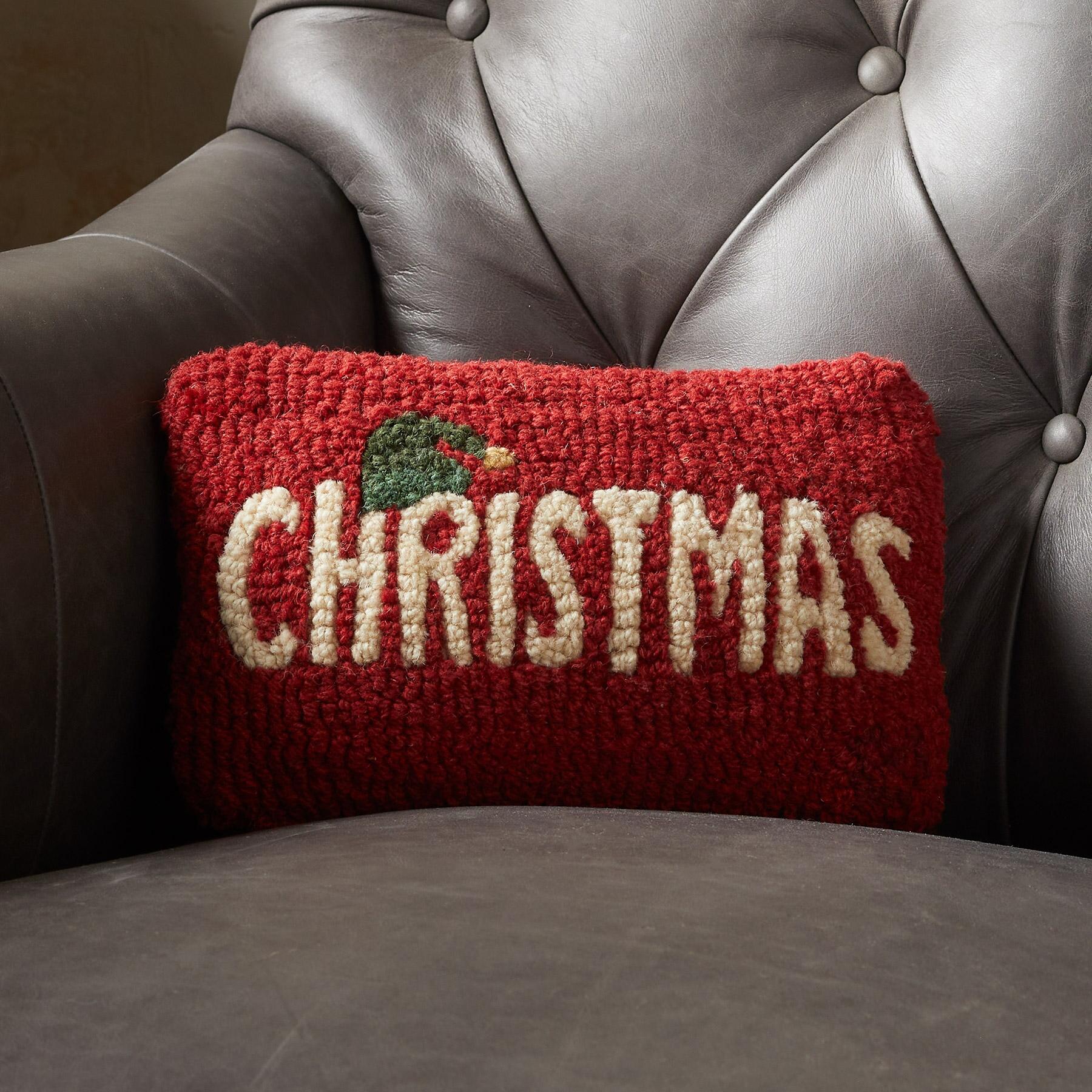 Red Christmas Mini Pillow