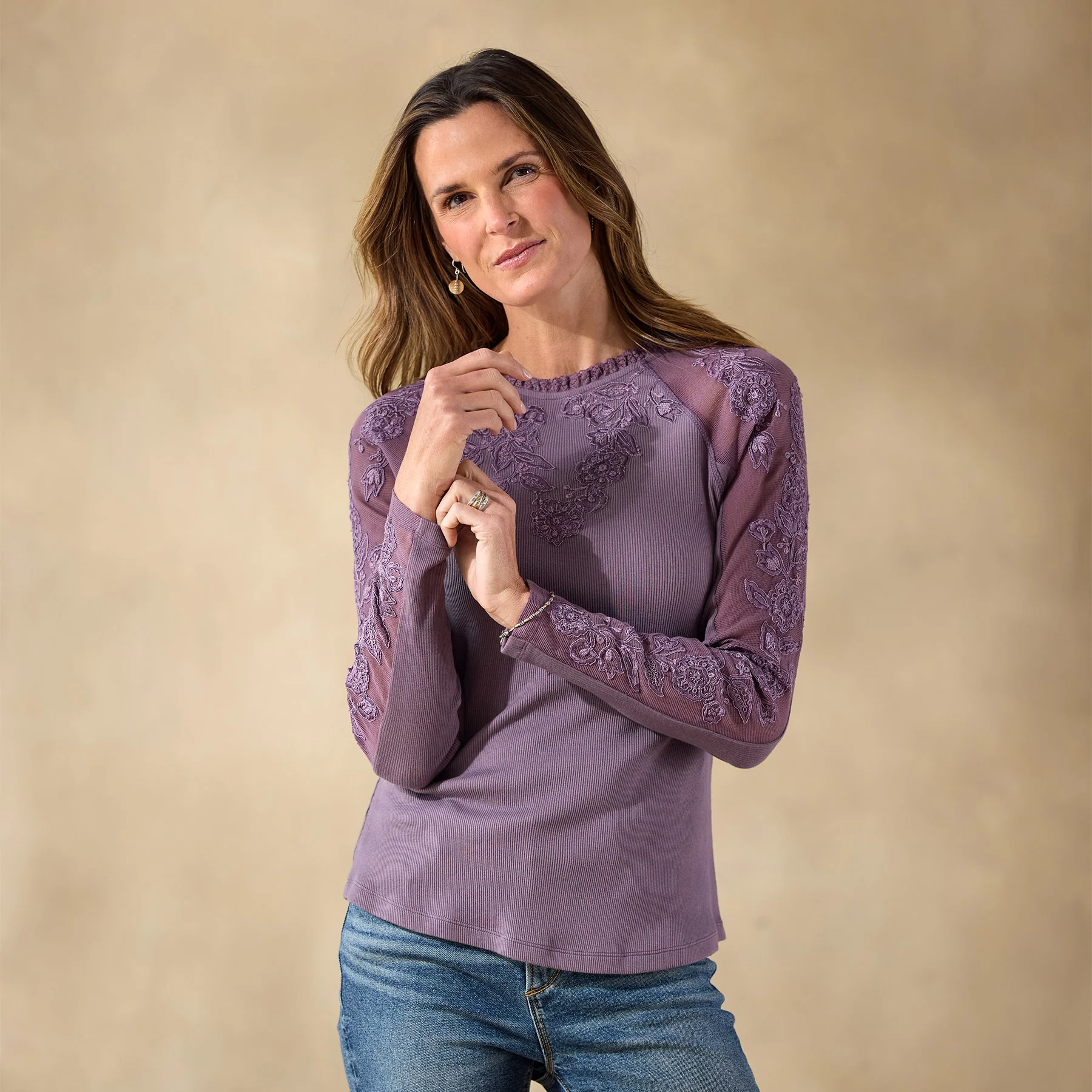 Josephine Embroidered Top