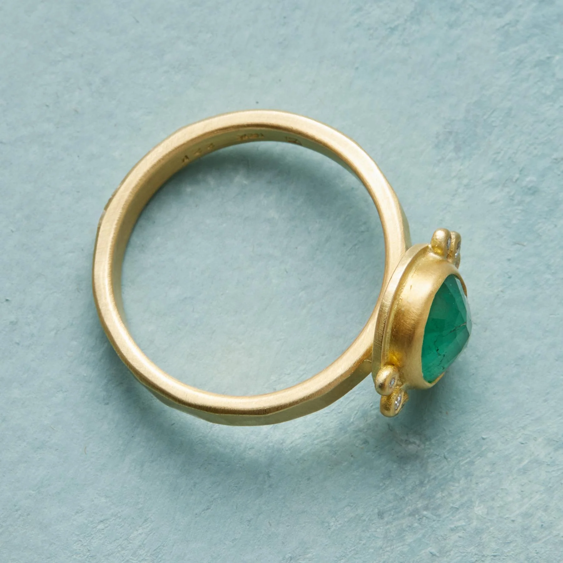 Extra Flair Emerald Ring