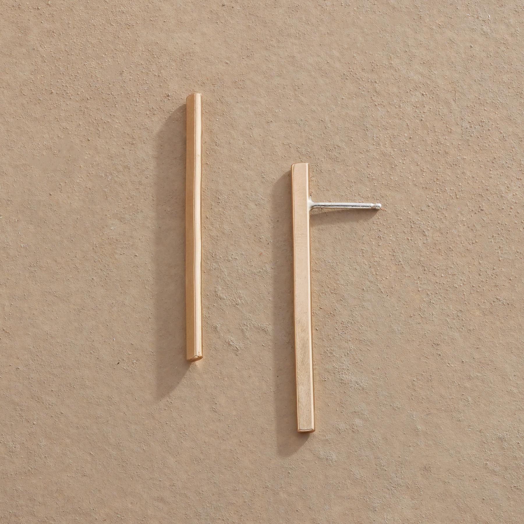 Straight Edge Earrings