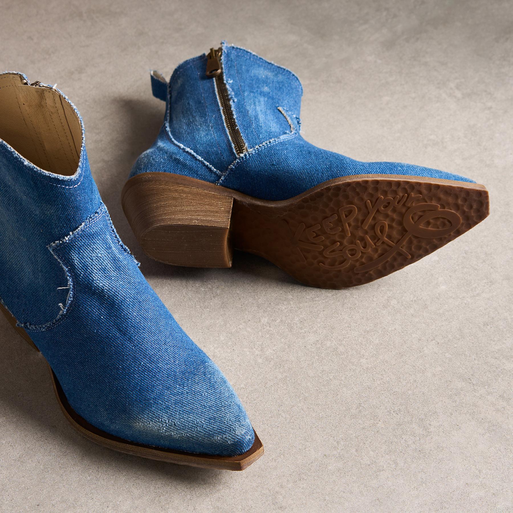Denim Sojourner Boots