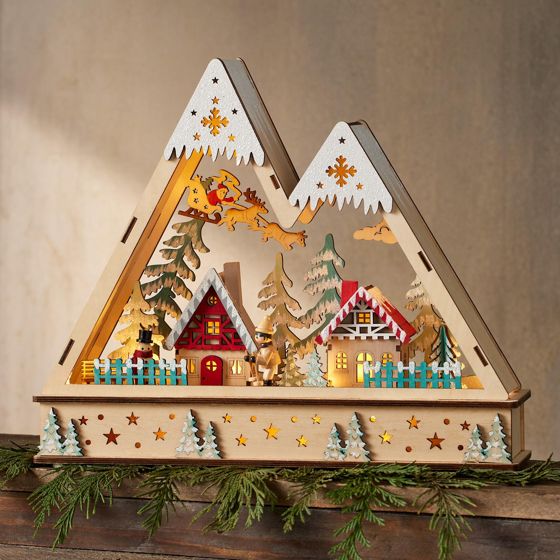 Mountainside Holiday Pyramid