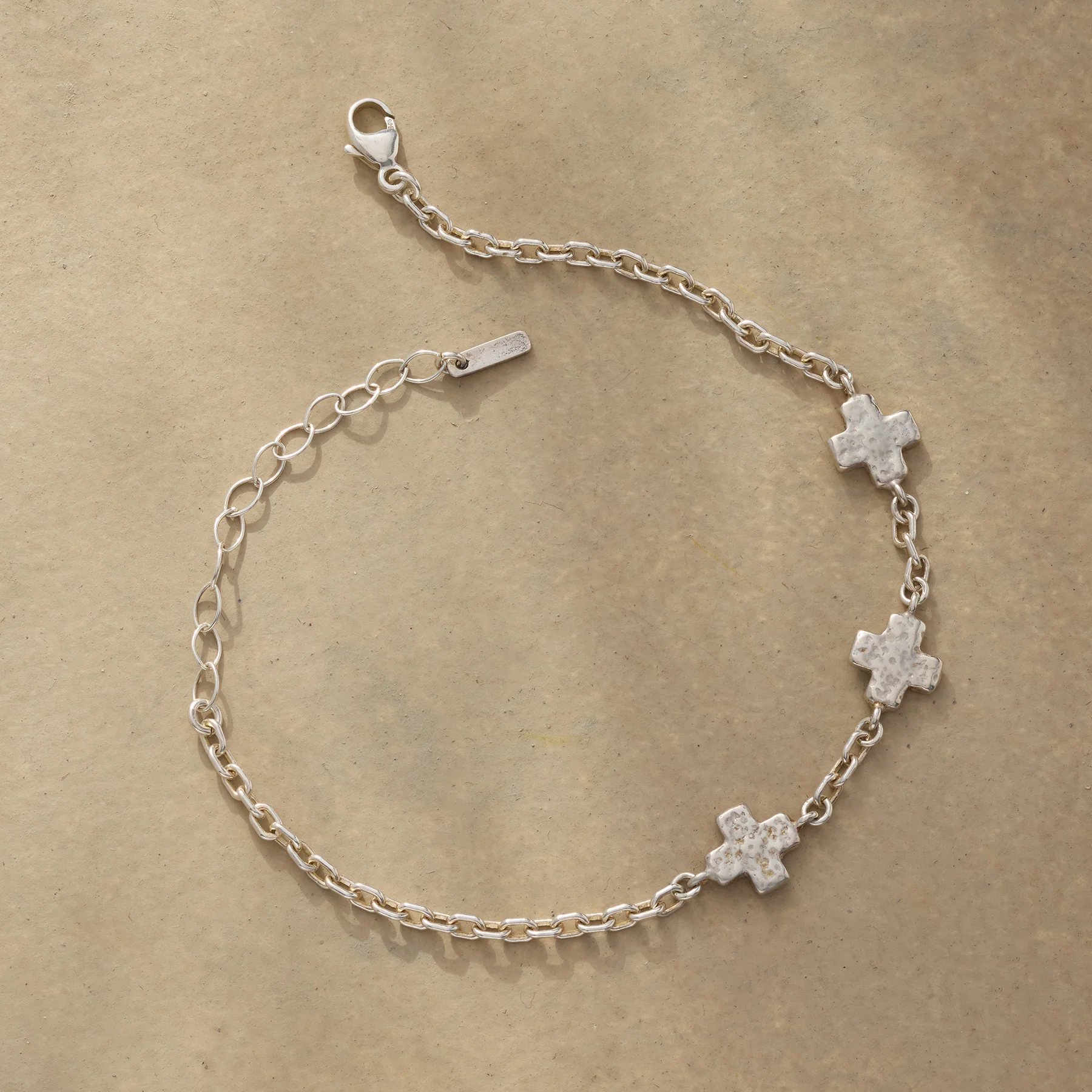 Silver Crossings Bracelet