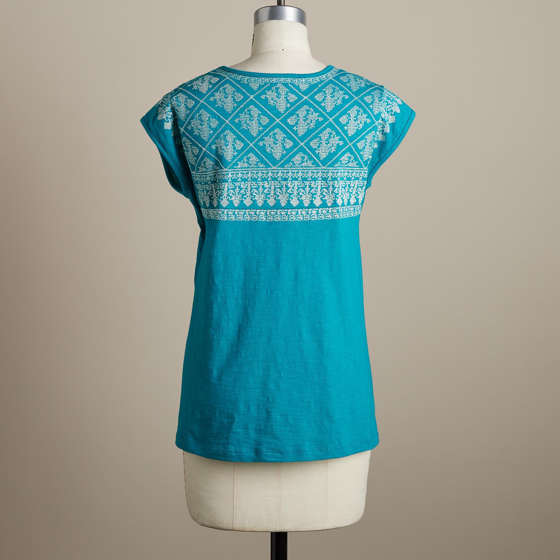 Tayla Embroidered Tee