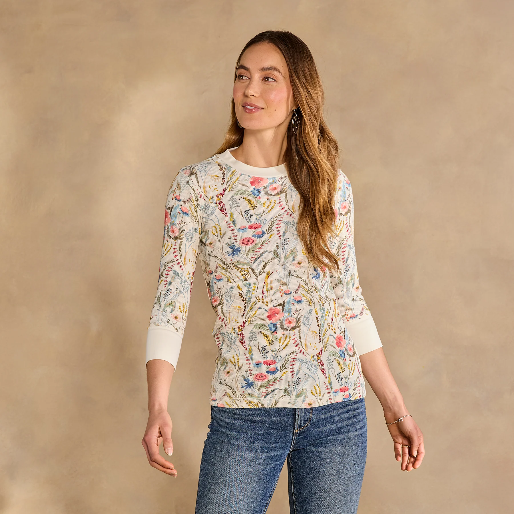 Sausalito 3/4 Sleeve Thermal, Petite