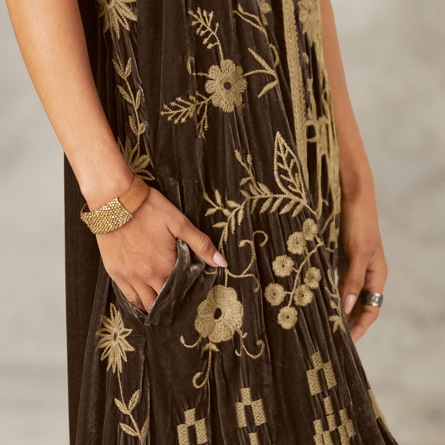 Georgina Velvet Maxi Dress, Petite
