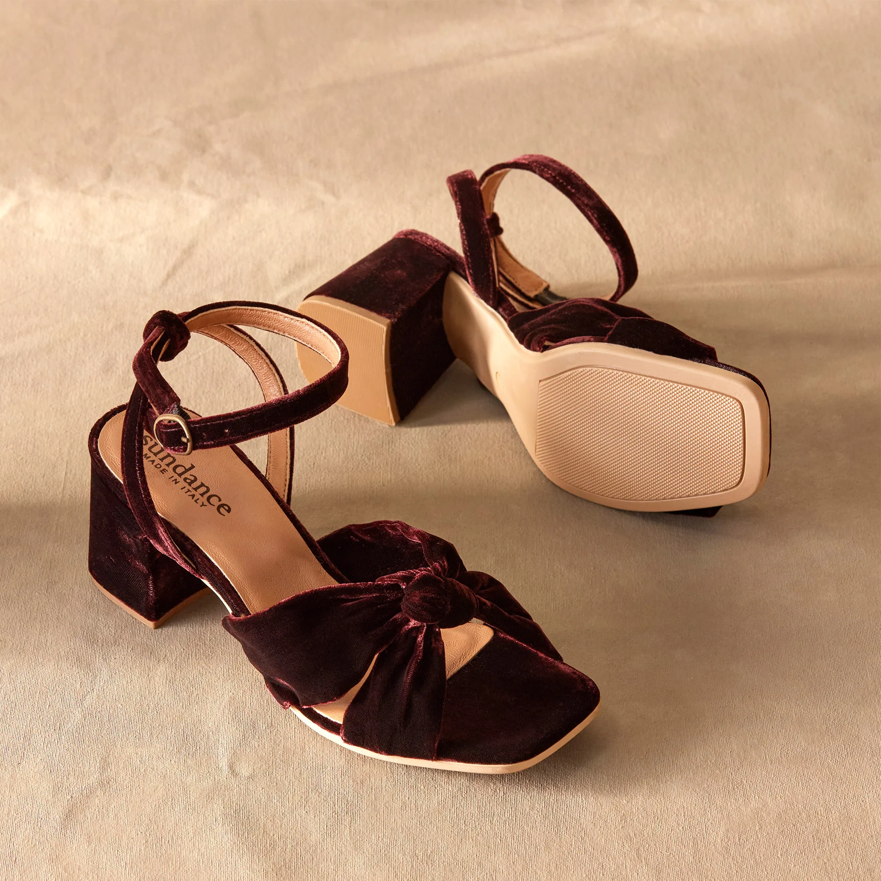 Natasha Velvet Heels