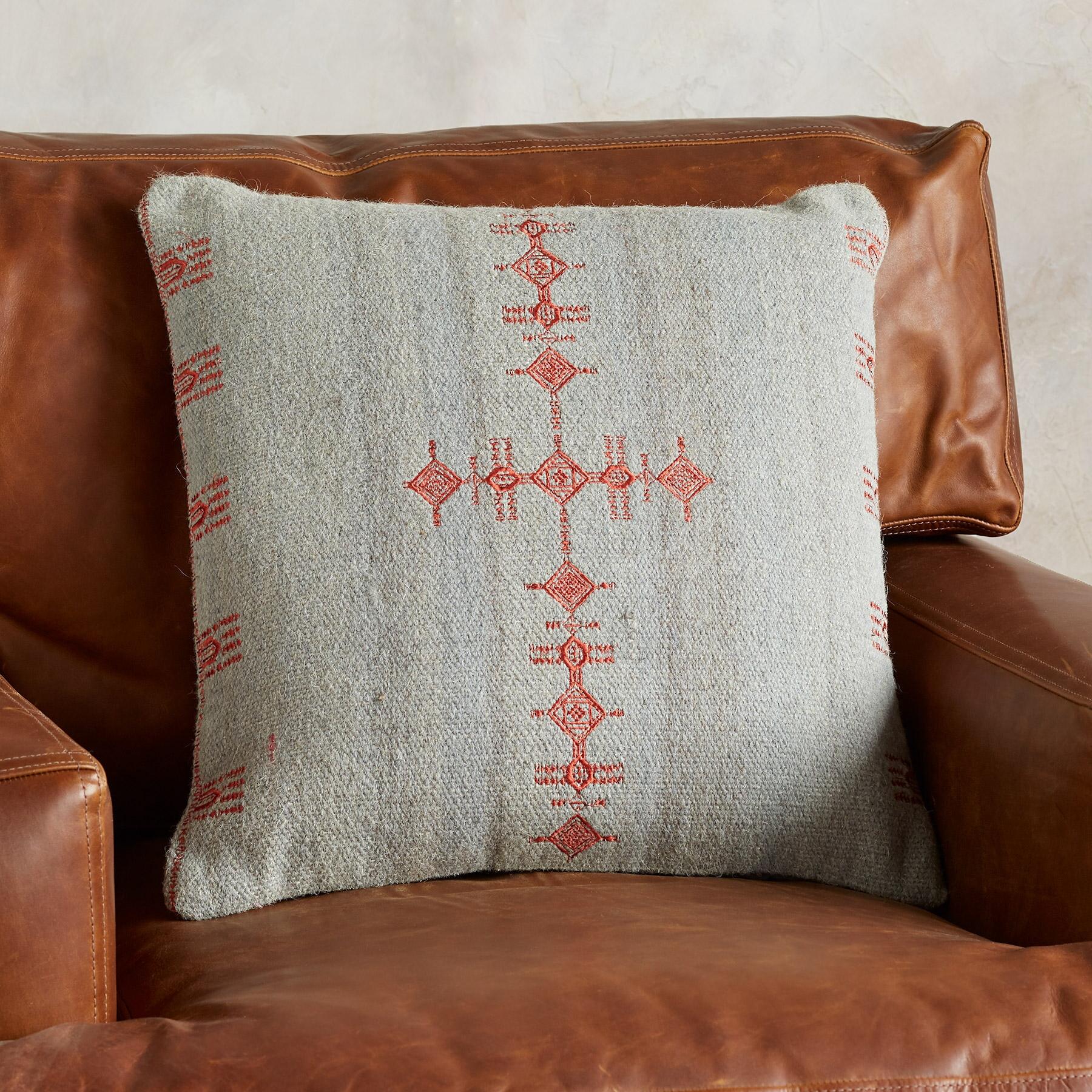 Sunset Ridge Gray Pillow