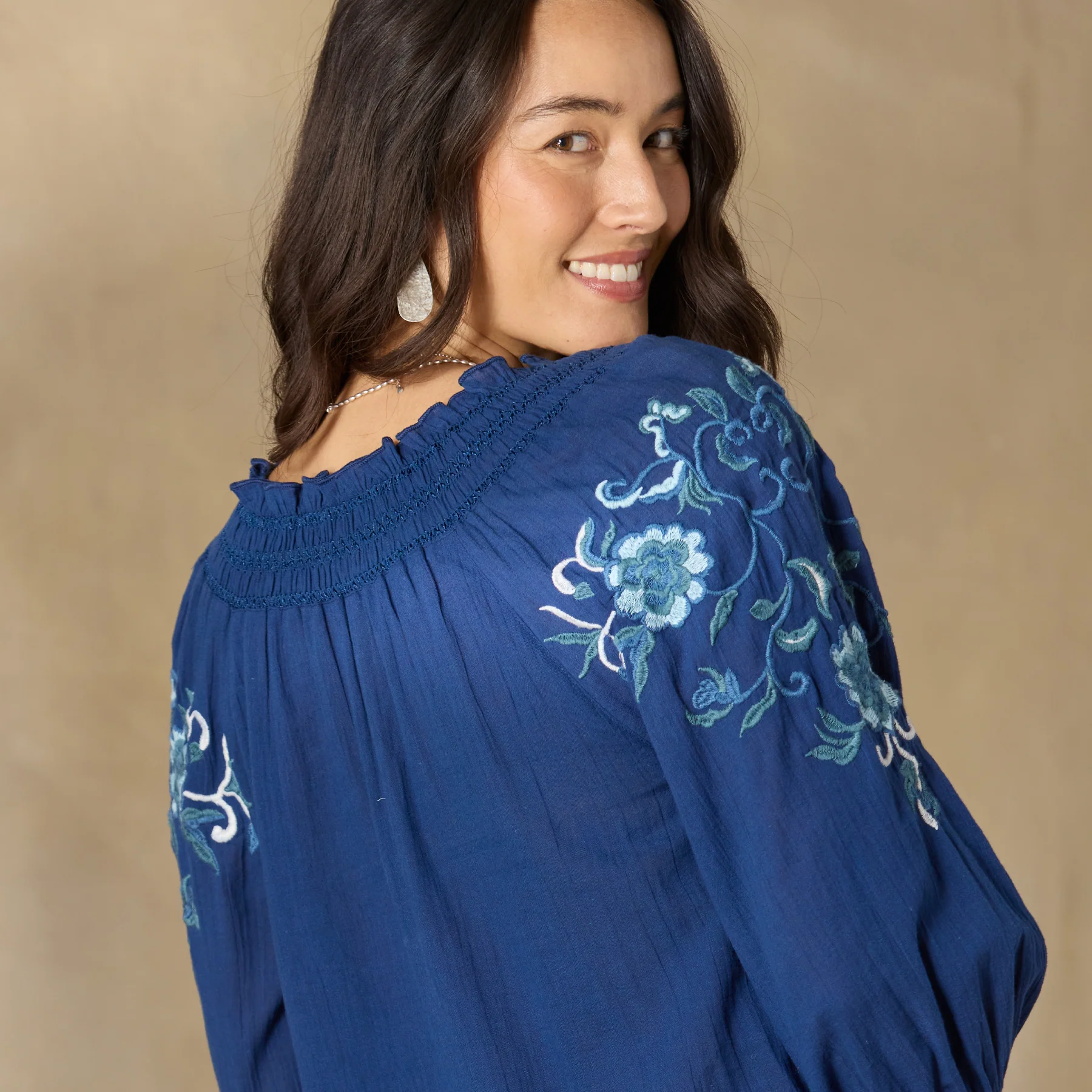 Junco Floral Top, Petite